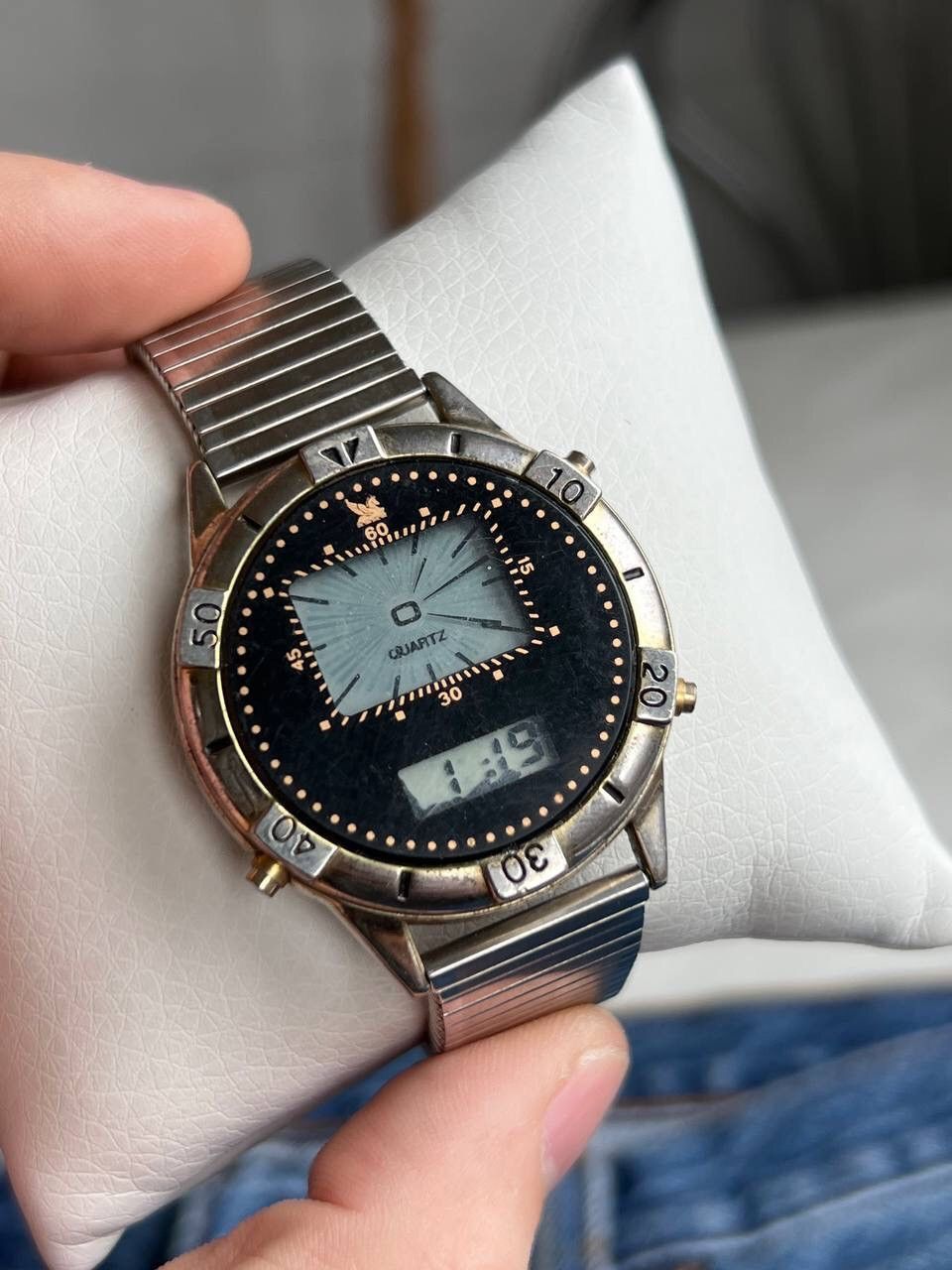 Japanese Brand × Vintage Vintage Double Digital Dial Japanese style futuristic Watch Size ONE SIZE - 9 Thumbnail