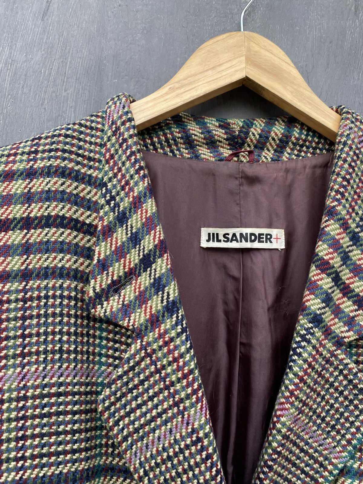 Jil Sander Jil Sander Vintage Plaid Wool/Cashmere Blazer Jacket Size 34 Size XS / US 0-2 / IT 36-38 - 3 Thumbnail