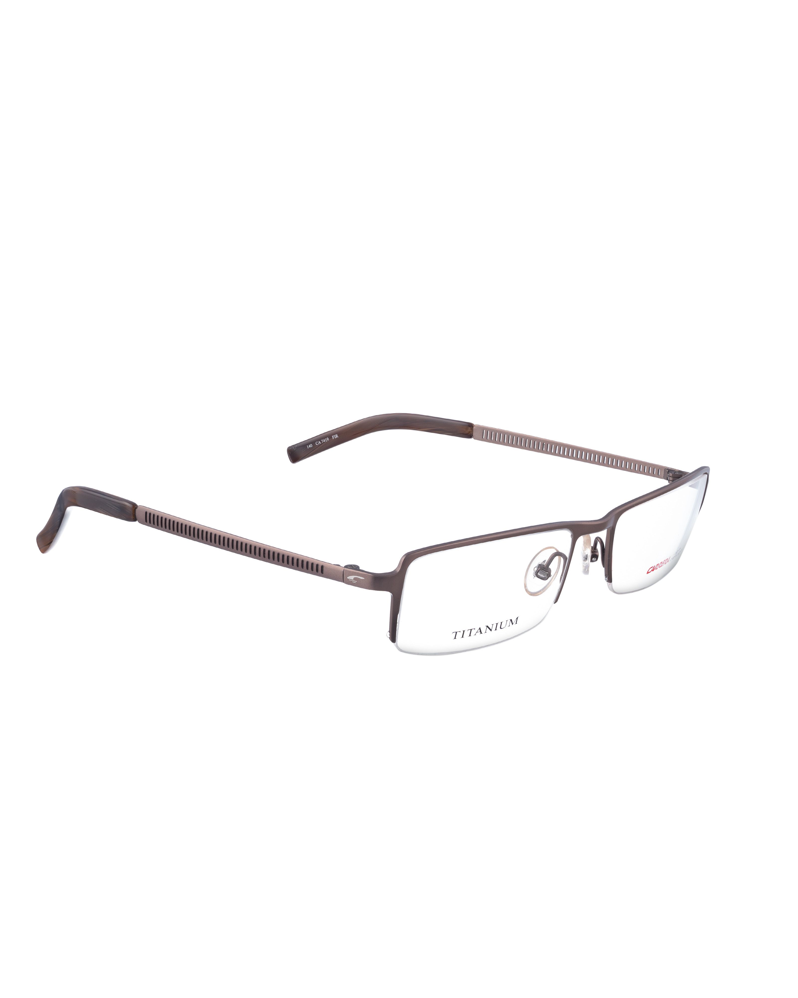 Carrera Carrera 00s Half Rim Brown Glasses with Cut Out Temples Size ONE SIZE - 1 Thumbnail