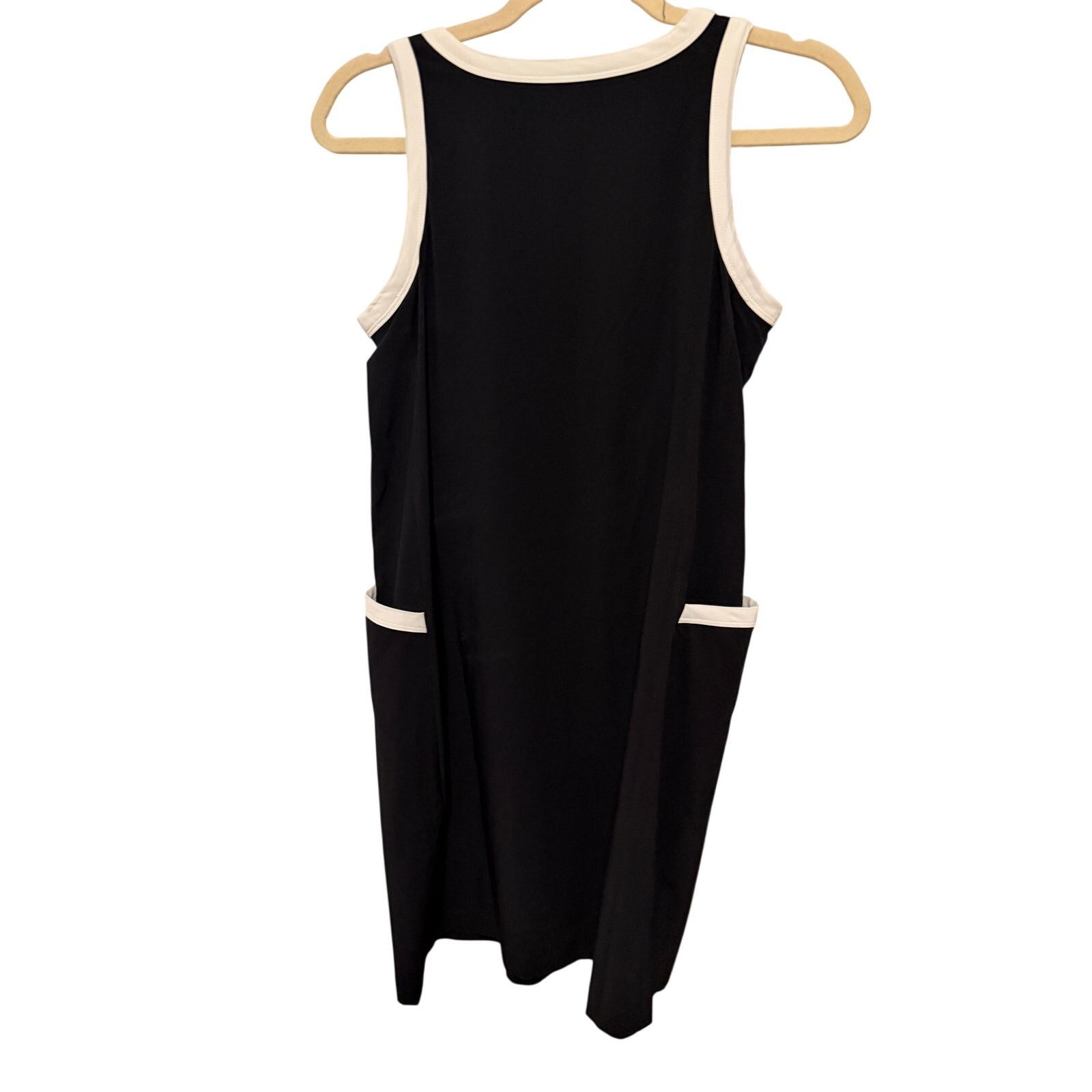 Lou & Grey Lou & Grey Black White Tipped Wanderweave Mini Pocket Dress Size XS / US 0-2 / IT 36-38 - 10 Thumbnail