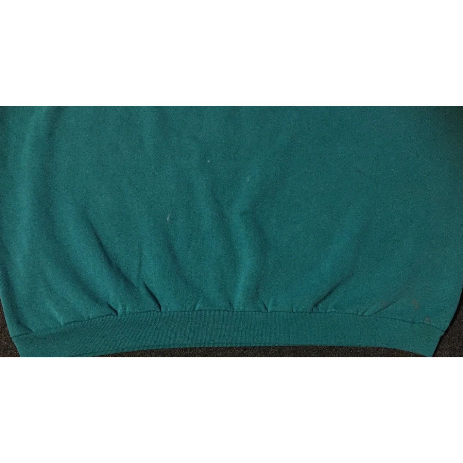 Tultex VINTAGE Tultex 80s Hoodie Shirt 2XL Green Distressed Boxy Sweatshirt USA 90s Grunge Punk Surf Skate Rockabilly Size US XXL / EU 58 / 5 - 6 Thumbnail