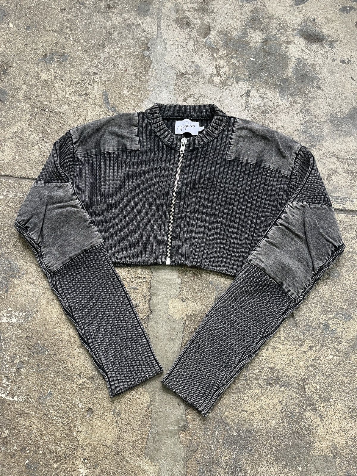 Vaquera Vaquera Black Military Cardigan (unisex) Size US M / EU 48-50 / 2 - 9 Thumbnail