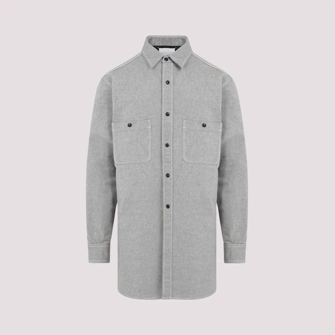 Maison Margiela Maison Margiela Caviar Grey Cotton Shirt. Size US L / EU 52-54 / 3 - 1 Thumbnail