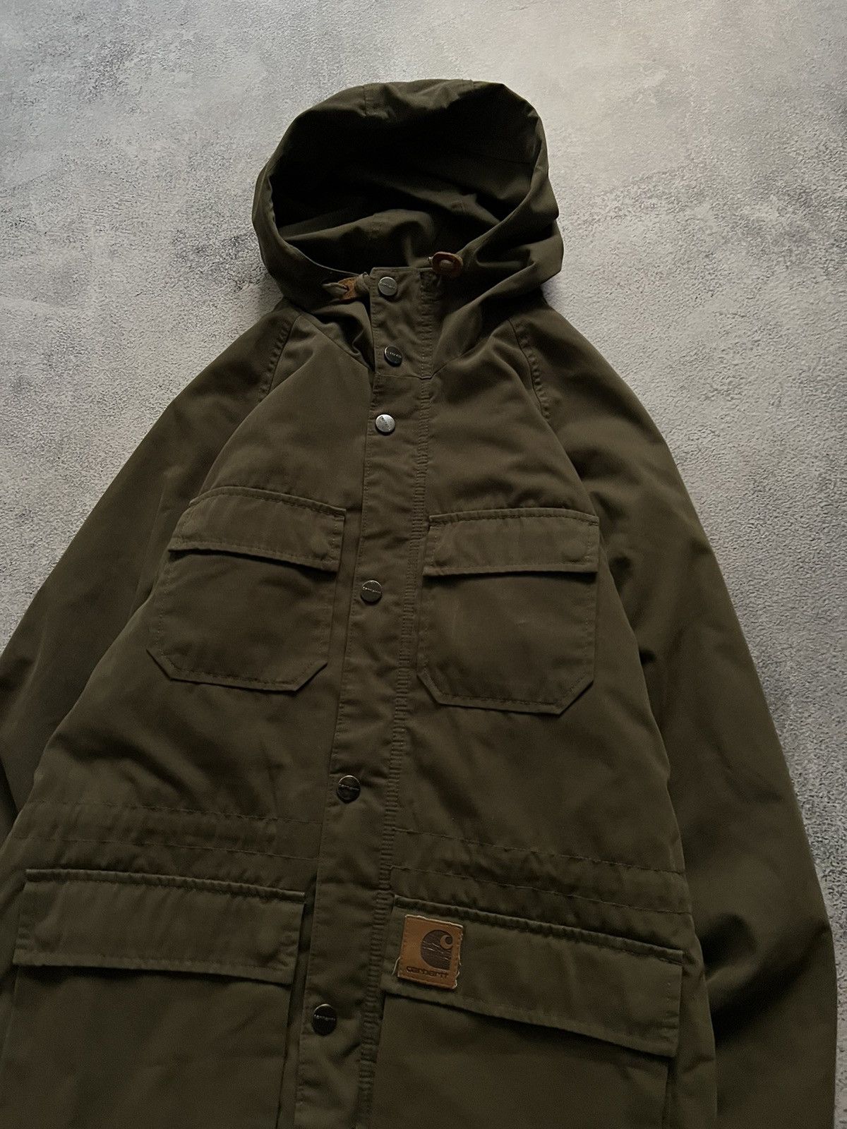 Carhartt Vintage Y2k Carhartt Wip Mosley Multi Pocket Jacket Olive 0s Size US S / EU 44-46 / 1 - 5 Thumbnail