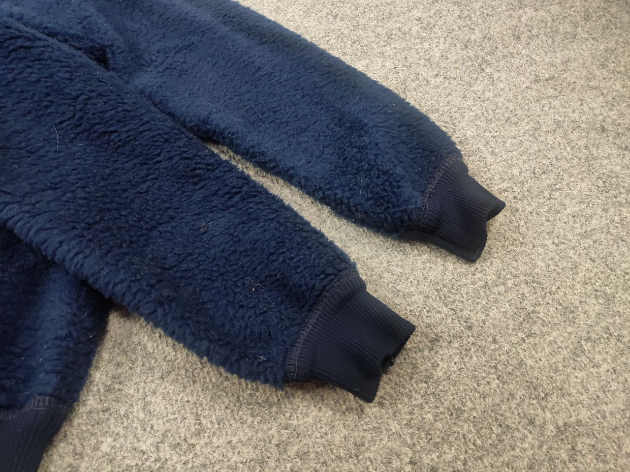 Helly Hansen Vintage 80s Helly Hansen Deep Pile Sherpa Fleece Navy Jacket Size US M / EU 48-50 / 2 - 7 Thumbnail
