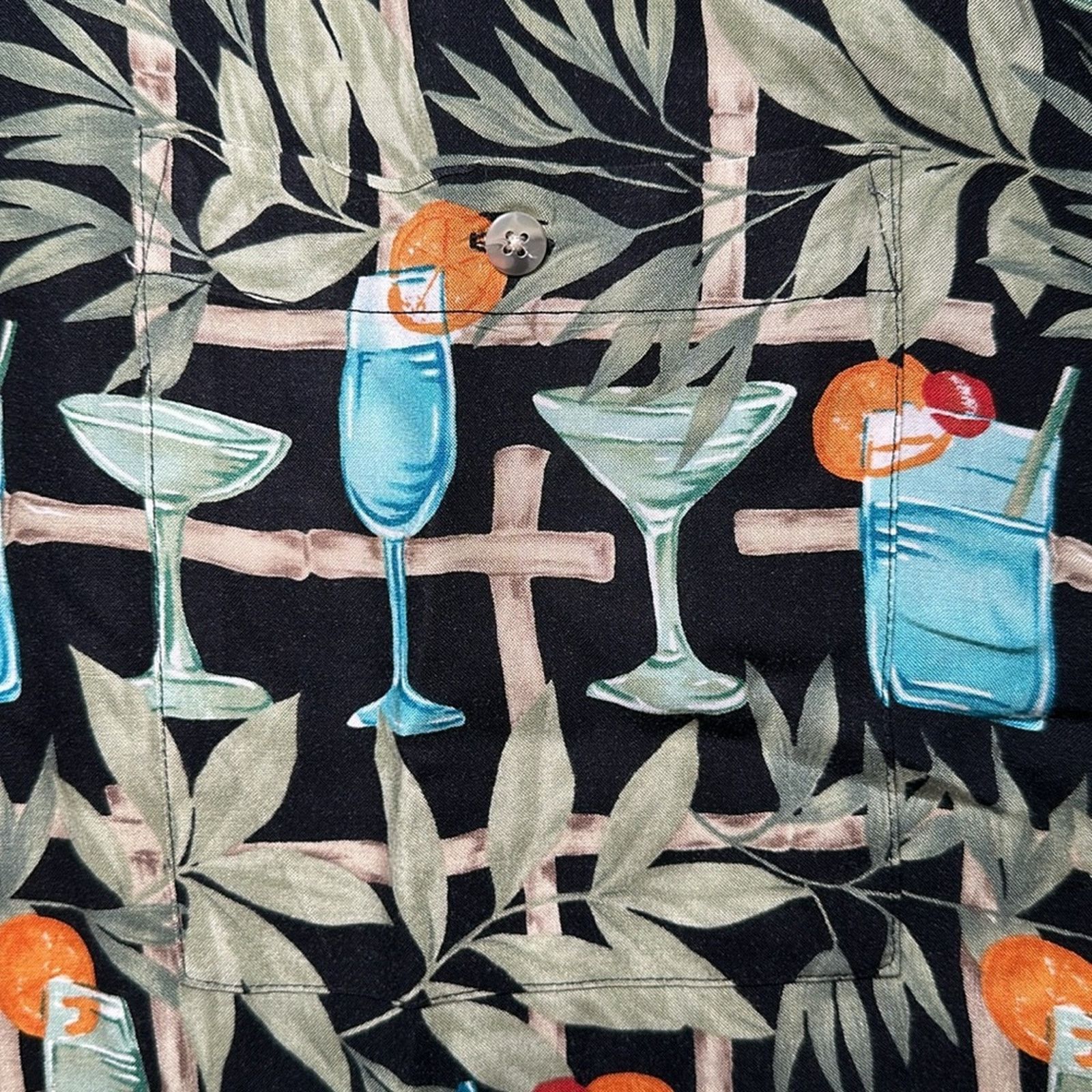 Campia Moda Campia Moda Hawaiian Tropical Martini Rayon - Large Size US L / EU 52-54 / 3 - 5 Thumbnail