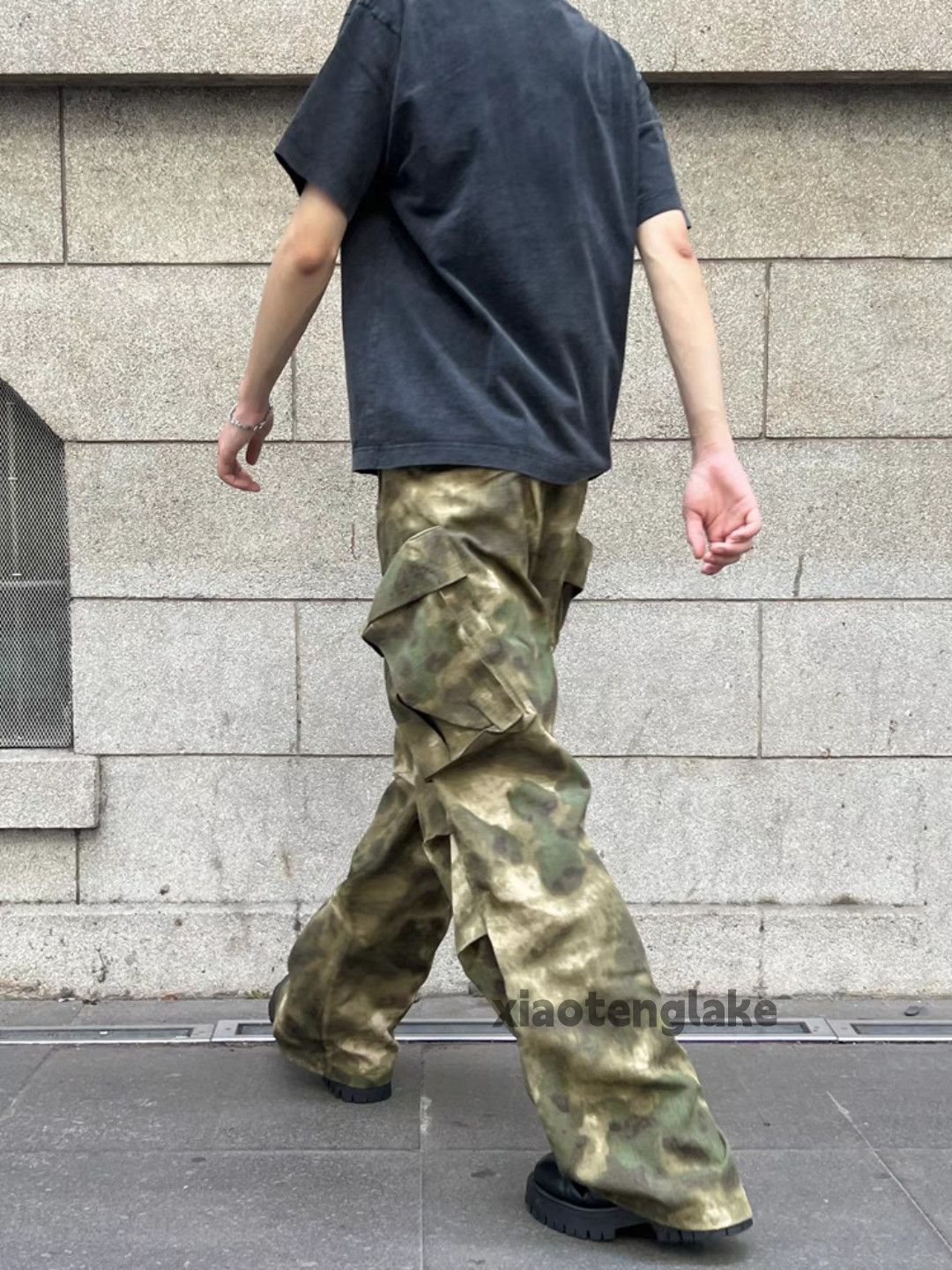Designer × Vintage utility military loose baggy pleated camo cargo pants Size US 34 / EU 50 - 7 Thumbnail