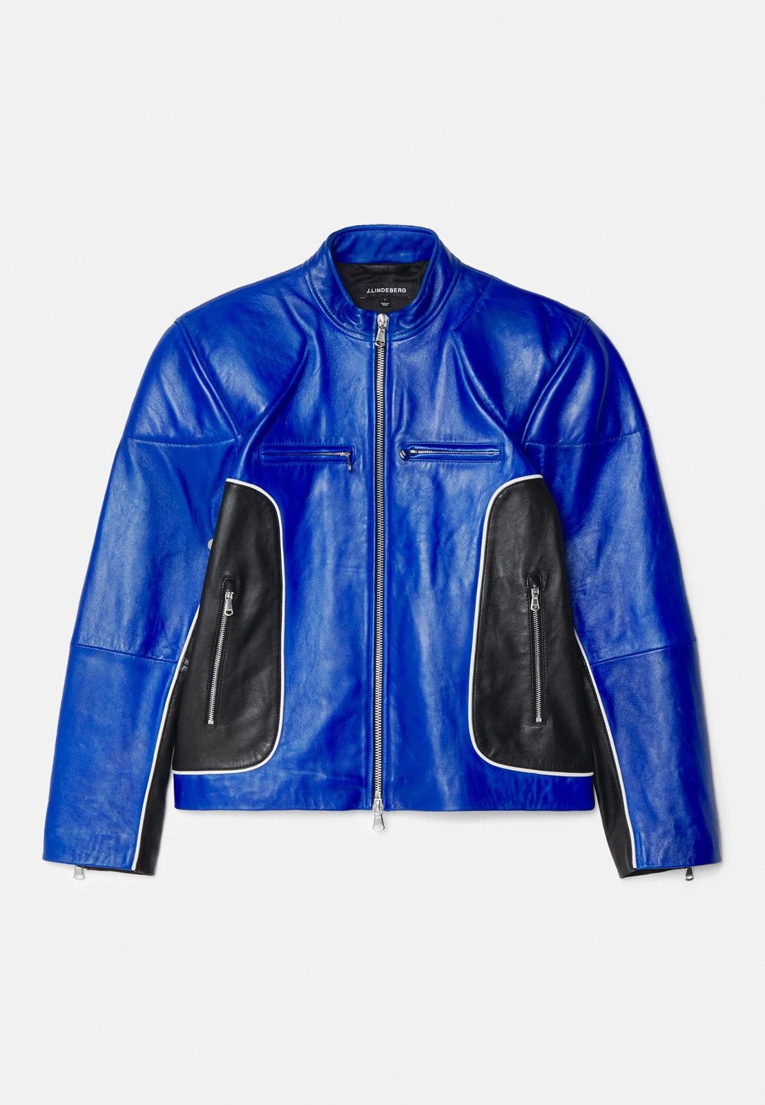 J.Lindeberg !DS! SS24 J.Lindeberg Morris Leather Biker Jacket Size US M / EU 48-50 / 2 - 3 Thumbnail