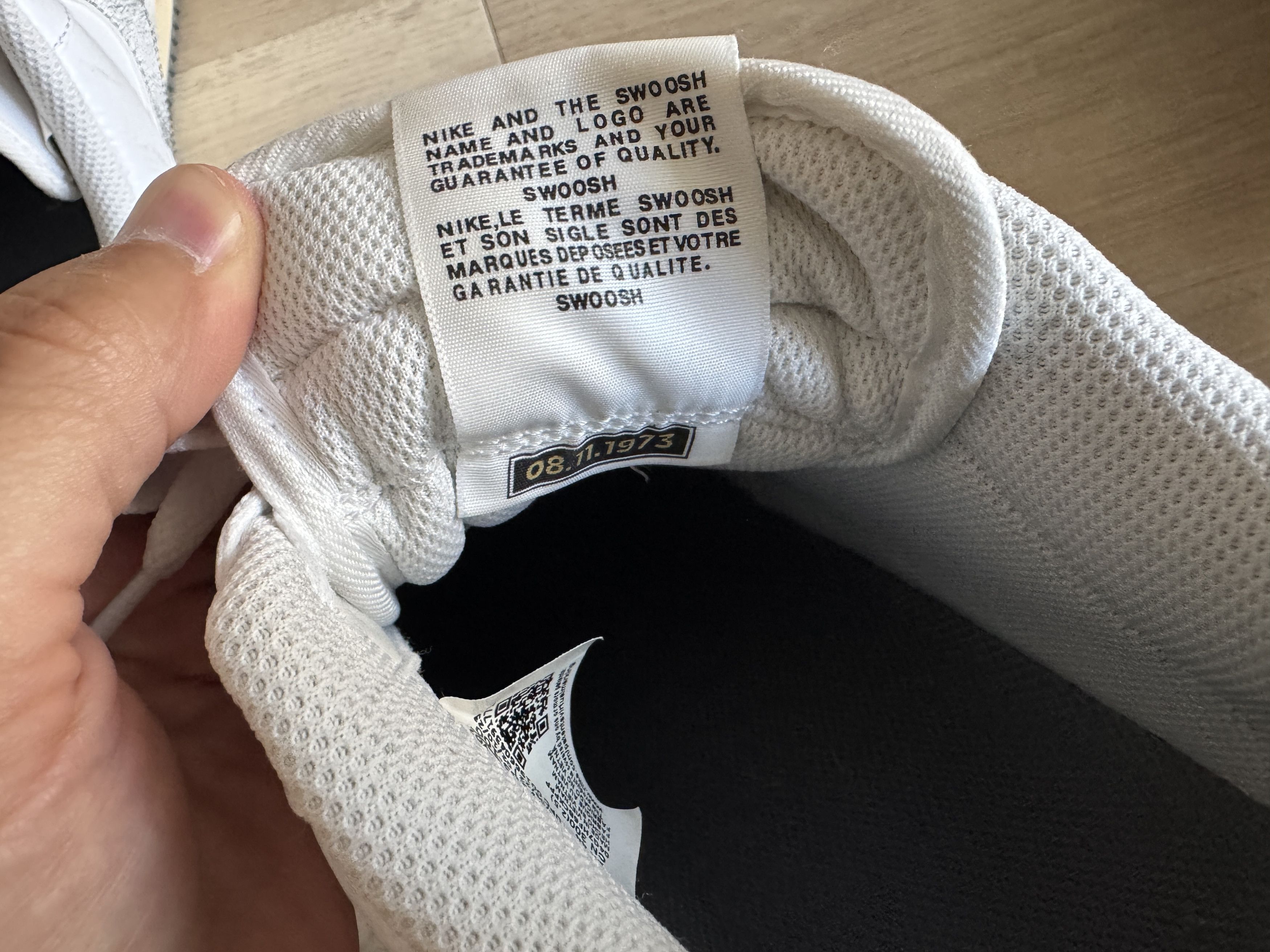 Nike Nike Air Force 1 White/Grey '50 Years of Hip Hop' Sz 12 Size US 12 / EU 45 - 7 Thumbnail