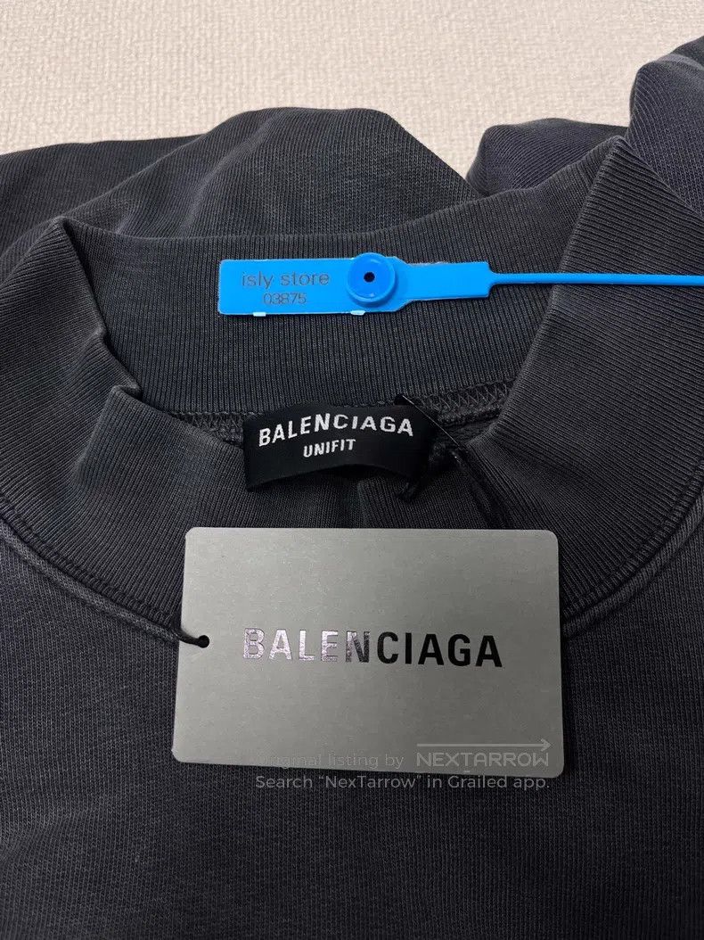 Balenciaga Balenciaga Letter Printed Old School Logo Eco-Friendly Lon Size US XS / EU 42 / 0 - 5 Thumbnail