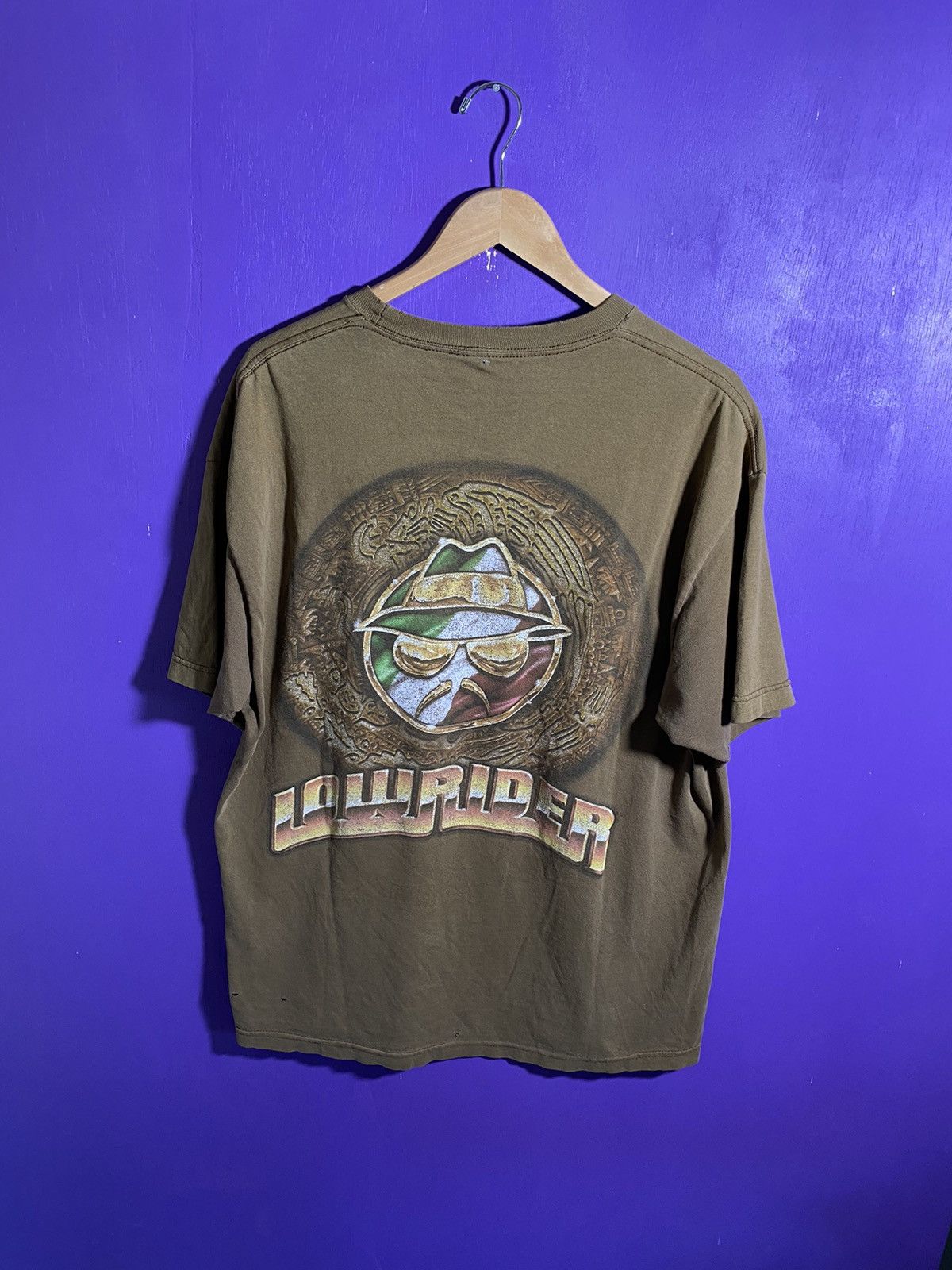 Vintage Vintage 90s Low-riders magazine logo t-shirt Size US XL / EU 56 / 4 - 2 Thumbnail