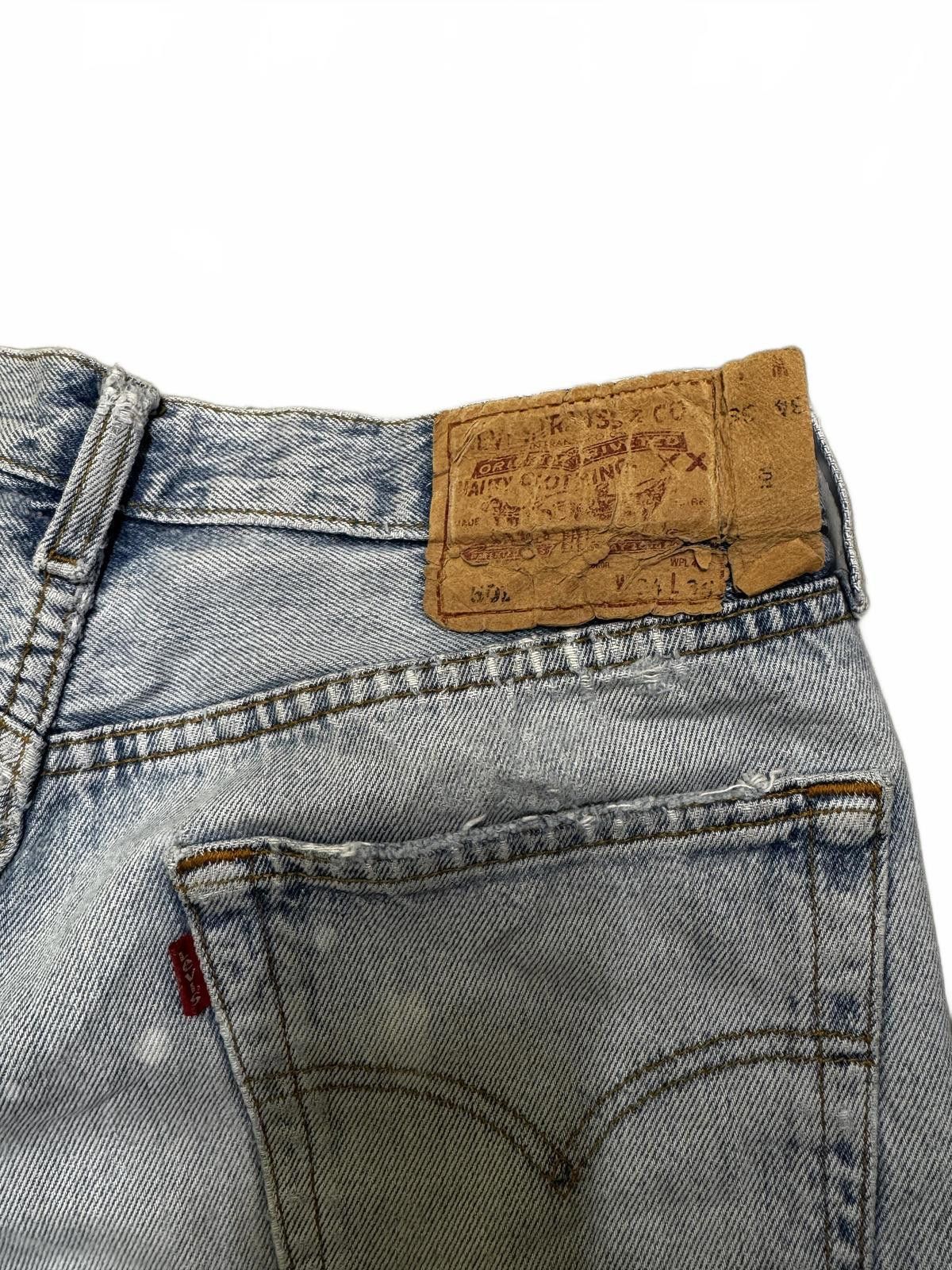 Levi's Levi's Light Wash Distressed Men's Jeans Size US 34 / EU 50 - 4 Thumbnail