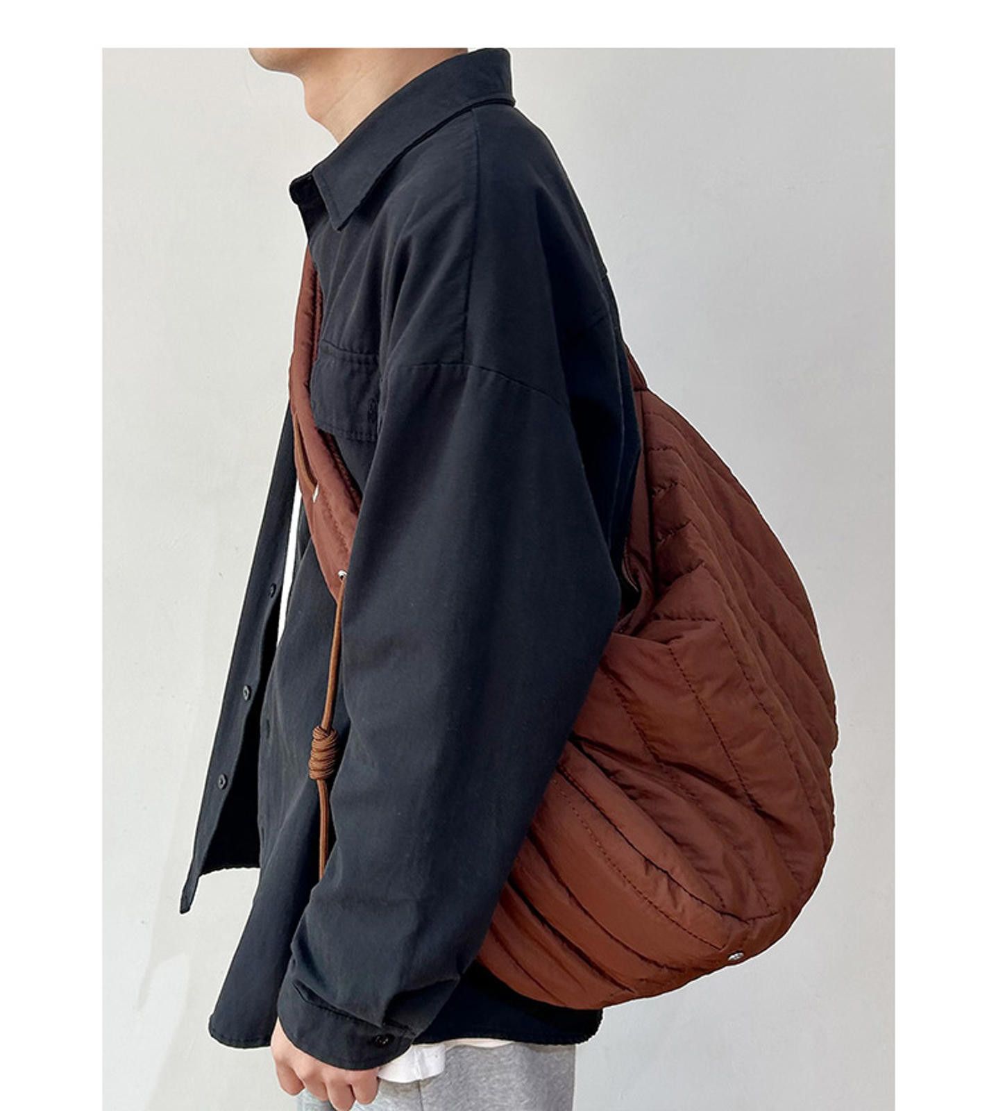 Other Stylish Quilted Sling Bag - Brown Size ONE SIZE - 5 Thumbnail