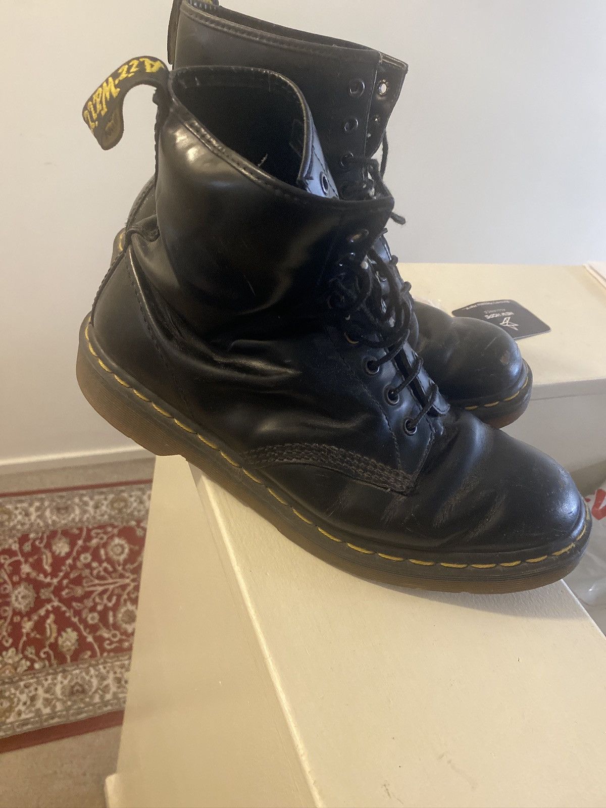 Dr. Martens Vintage- Dr. Martens- 8-Eye - Made in England - Black Sz 10 Size US 10 / EU 43 - 1 Thumbnail