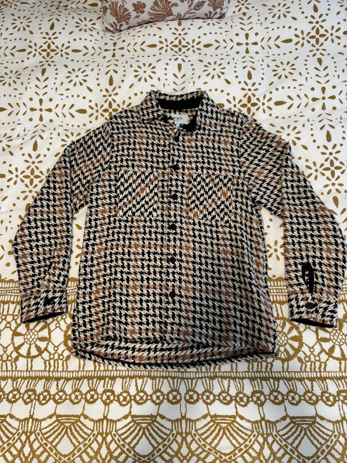 Wax London New No Tags Wax London Overshirt - Black/Brown Houndstooth Size US XS / EU 42 / 0 - 2 Thumbnail