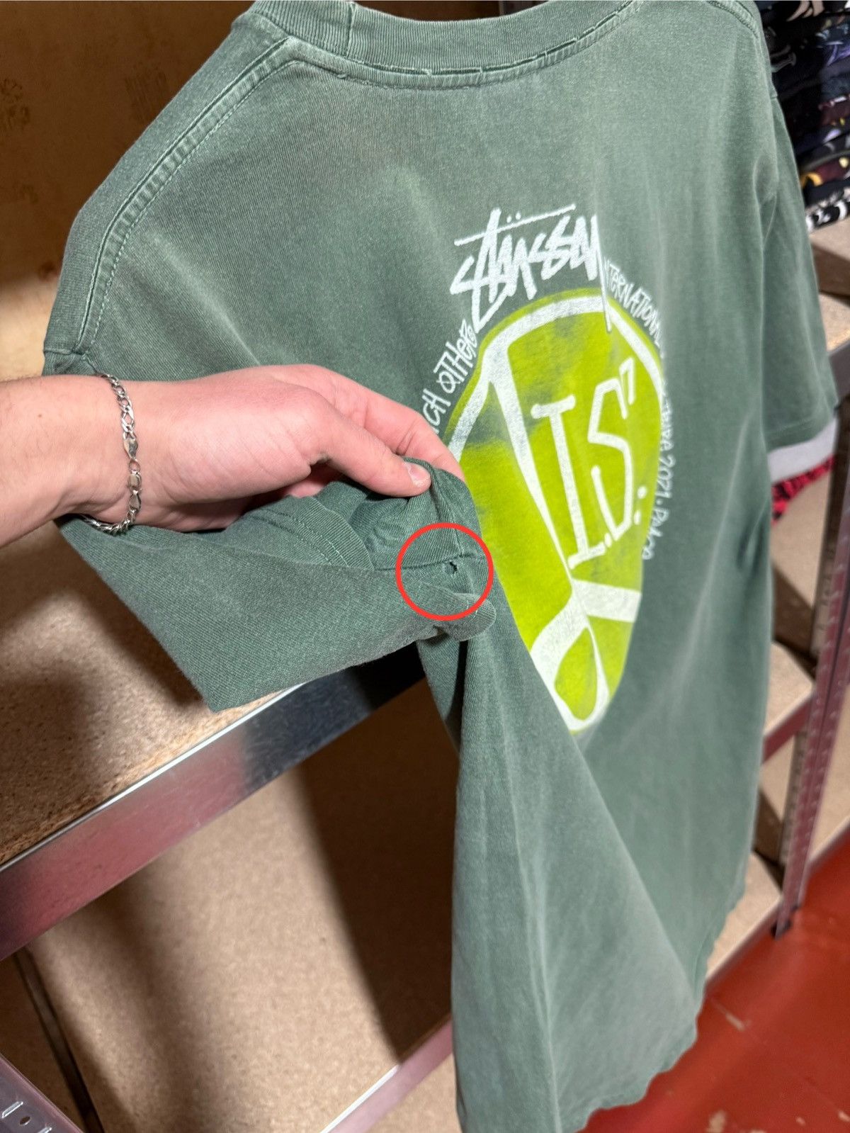 Stussy × Vintage Vintage 2000’s Stussy IST Made In USA T-Shirt Y2K Hype Size US M / EU 48-50 / 2 - 8 Thumbnail
