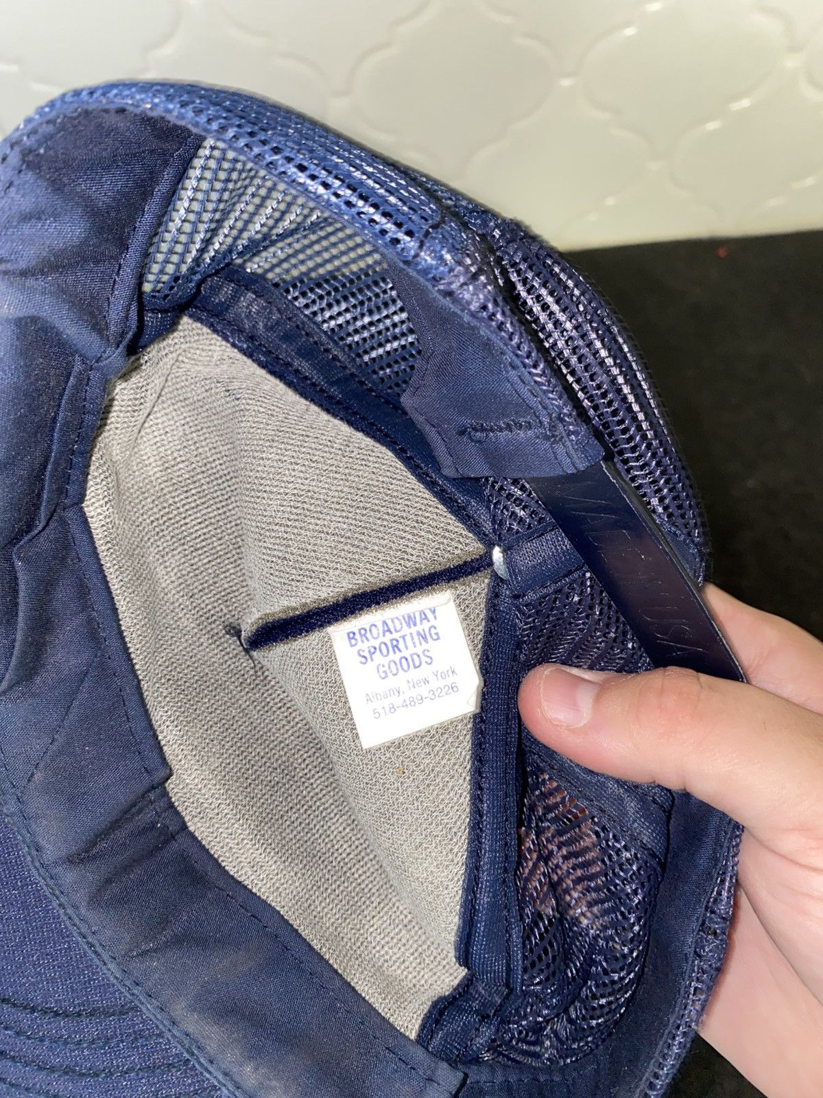 Other Vintage 80s Navy full speed ahead trucker hat Size ONE SIZE - 4 Thumbnail