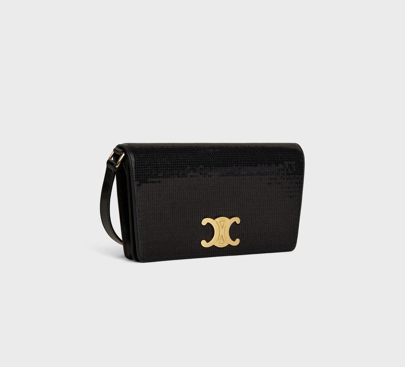 Celine o1bcso1str1024 Size: OS / Leather Handbag in Black Size ONE SIZE - 2 Thumbnail