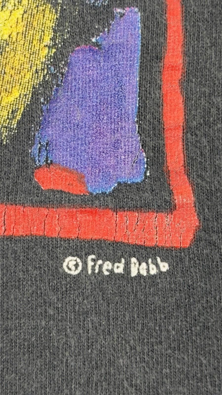 Other 1991 Fred Babb Art Can’t Hurt You Art T Shirt Faded Black Lg Size US L / EU 52-54 / 3 - 5 Thumbnail
