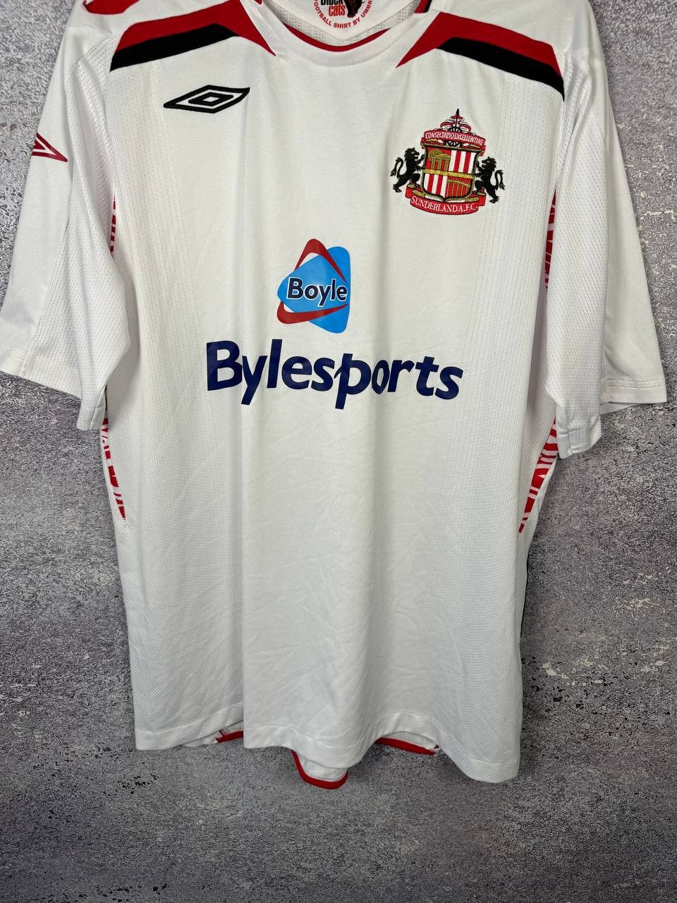 Umbro Sunderland Away Footbal Shirt 2007/08 Umbro Jersey Size US XL / EU 56 / 4 - 4 Thumbnail