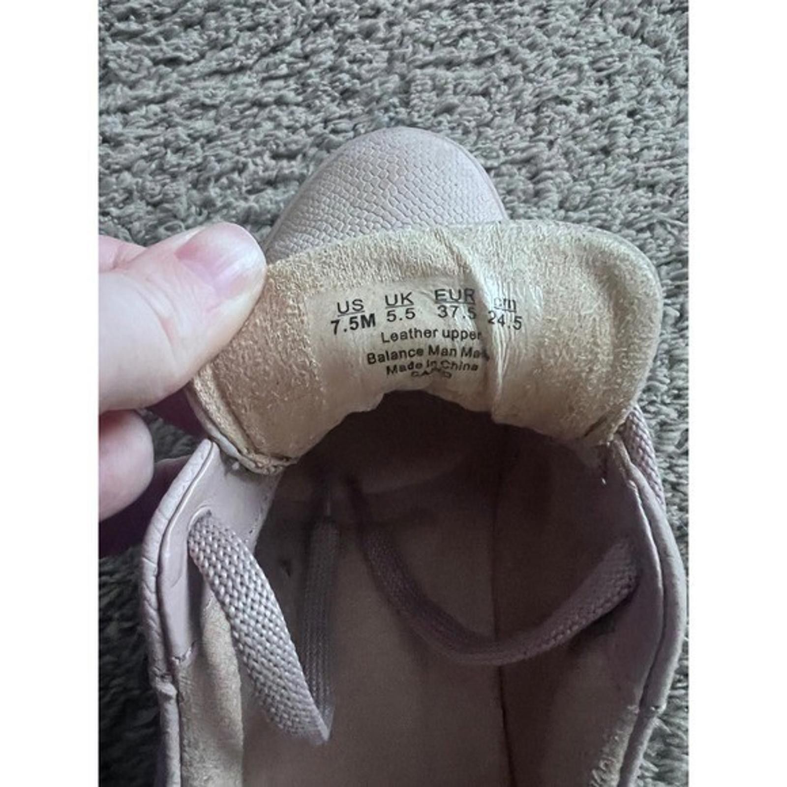 Other NATURALIZER Women's Light Pink Leather Lace Up Sneakers 7.5M Size US 7.5 / IT 37.5 - 4 Thumbnail