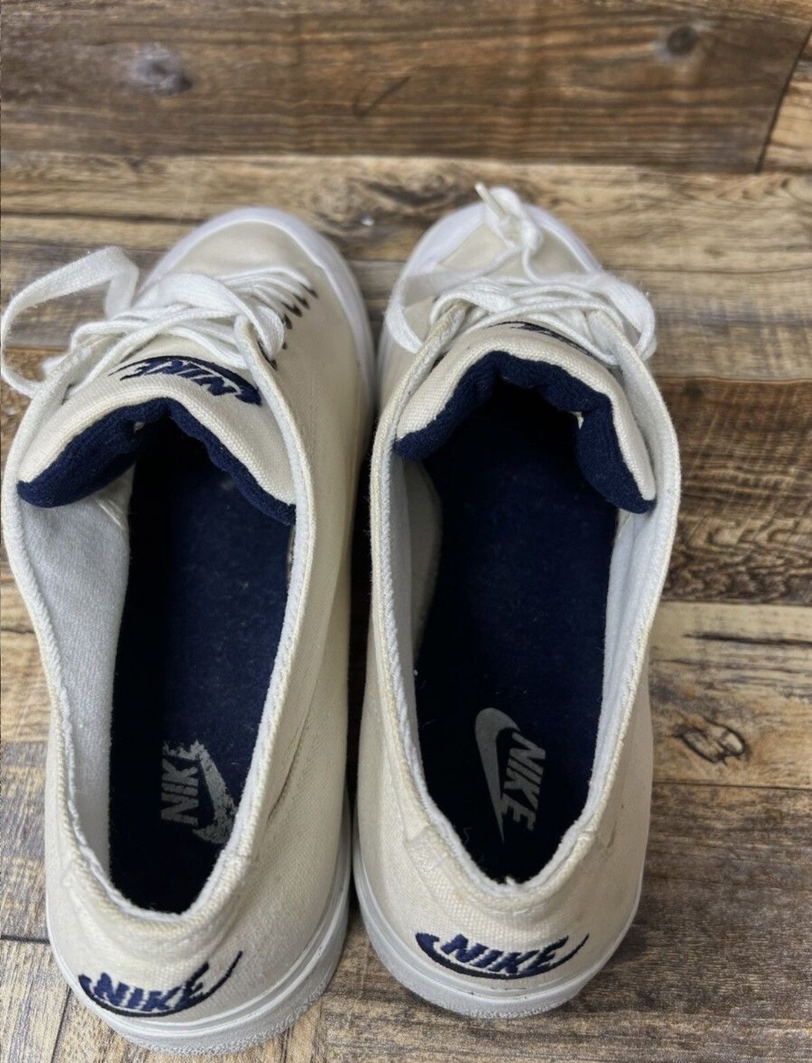 Nike VINTAGE RARE 1980’s Nike Classic All Court Cream Low Canvas Size US 10 / EU 43 - 7 Thumbnail