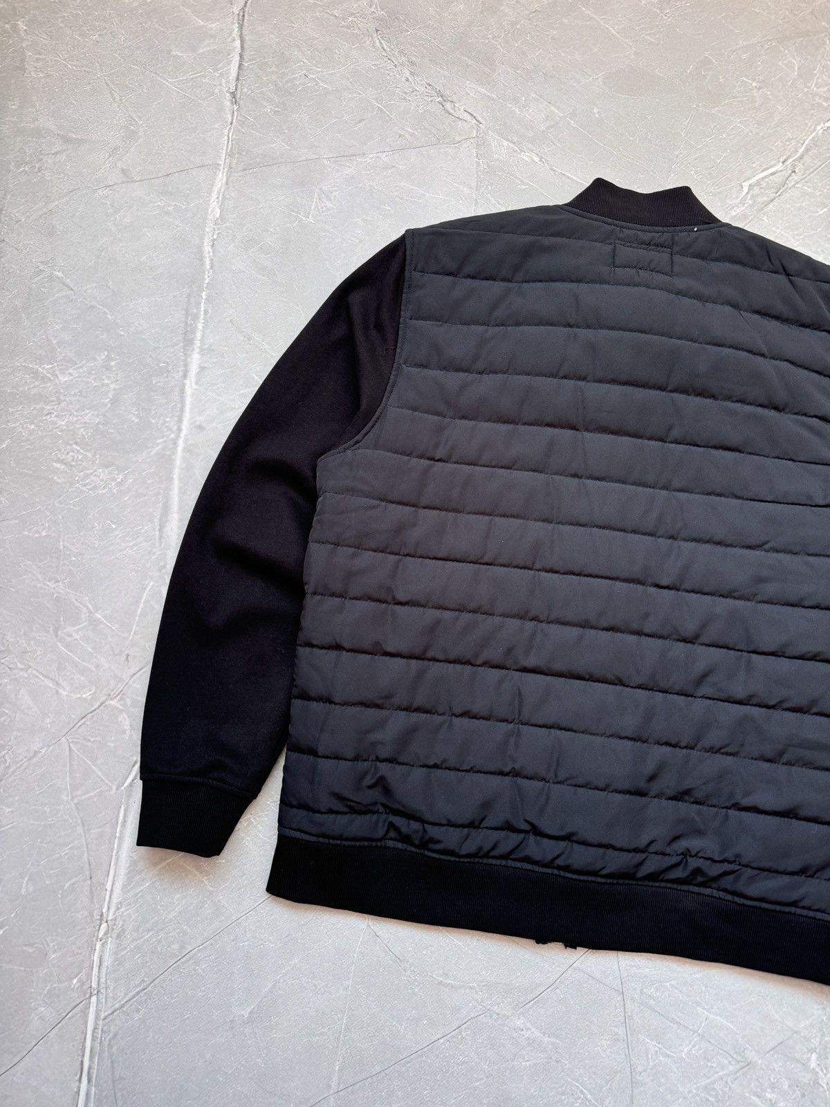 Folk Folk Nylon Cotton Quilted Light Bomber Jacket Black Size US L / EU 52-54 / 3 - 13 Thumbnail