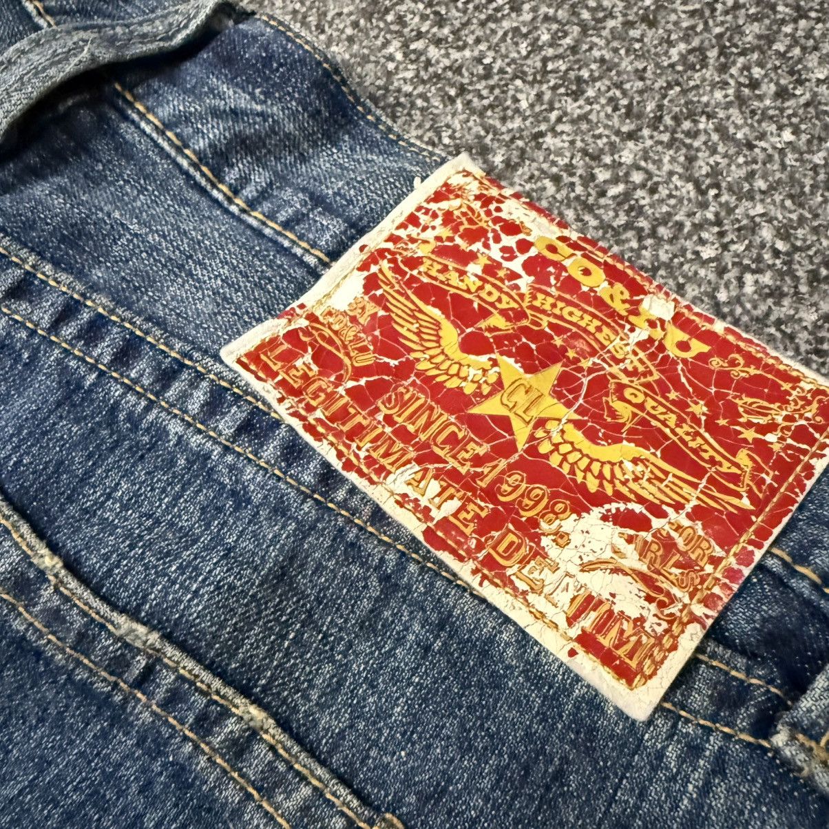 Beauty Beast 🔥🇯🇵 Japanese Distressed Co&Lu Ripped Baggy Jeans Size US 34 / EU 50 - 10 Thumbnail