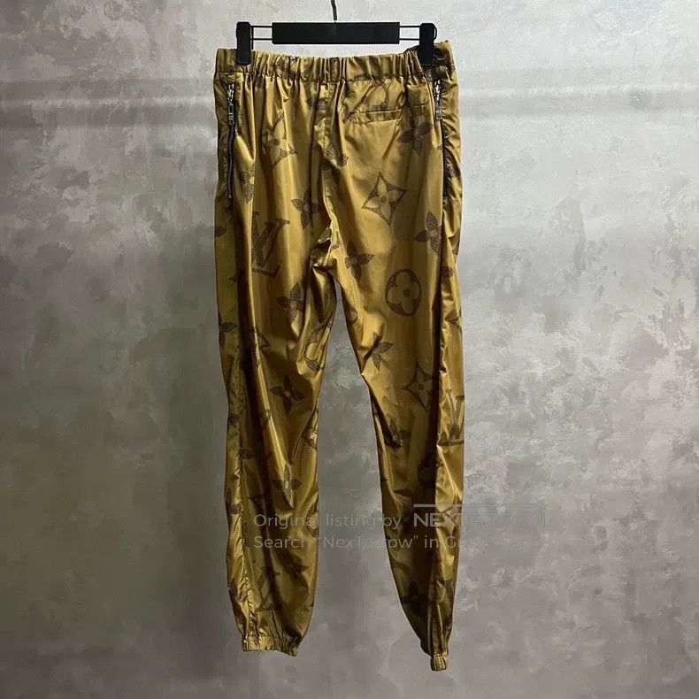 Louis Vuitton Louis Vuitton Brown full-print leggings slacks pants Size US 40 / EU 56 - 5 Thumbnail