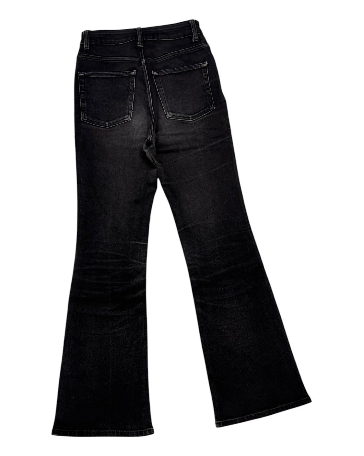 GU 🔥Vintage GU Black Flared Bootcut Denim Jeans Size 25" / US 0 / IT 36 - 6 Thumbnail