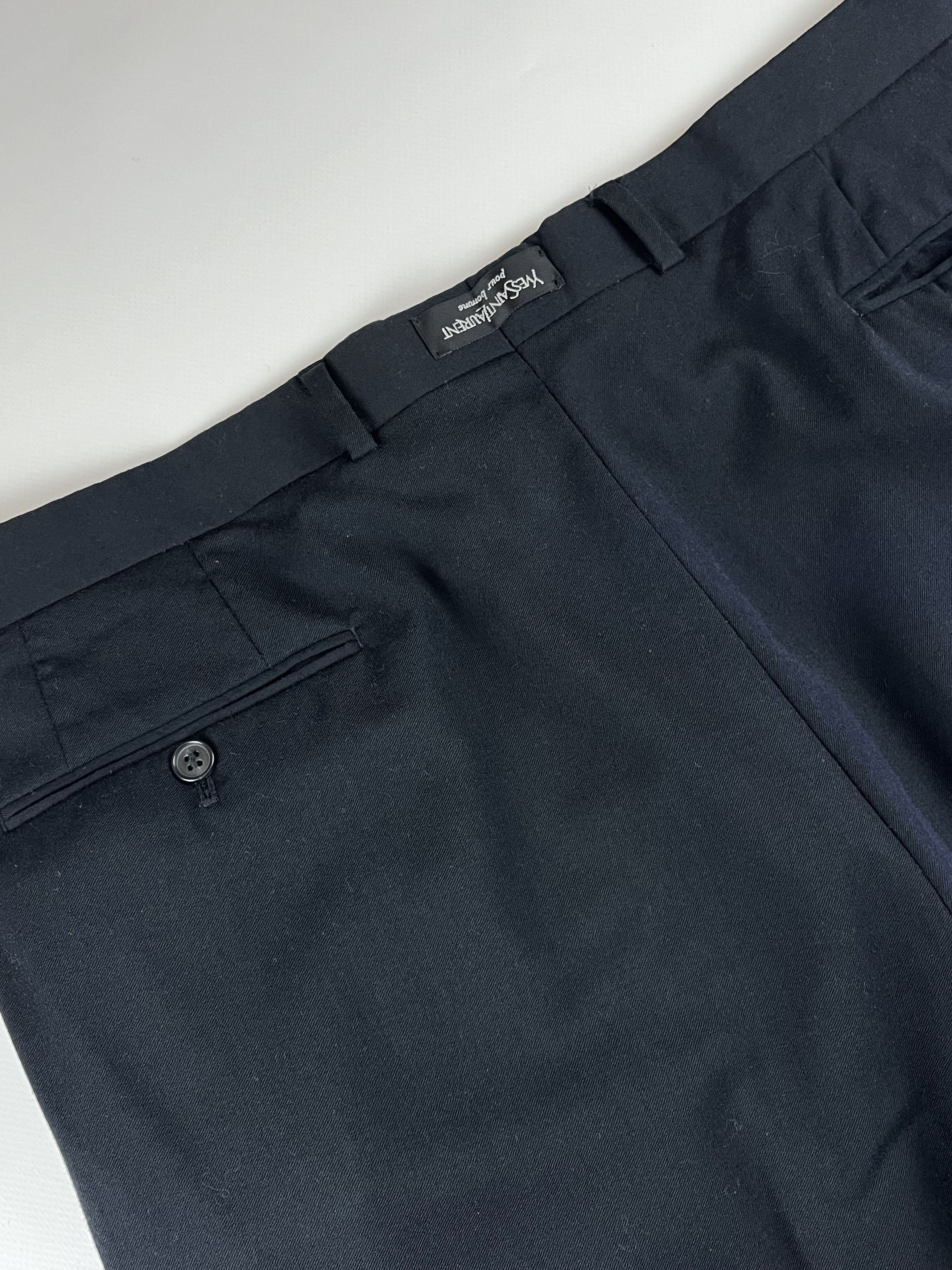 Vintage × Yves Saint Laurent Yves Saint Laurent Vintage Viscose Pants Size US 34 / EU 50 - 2 Thumbnail