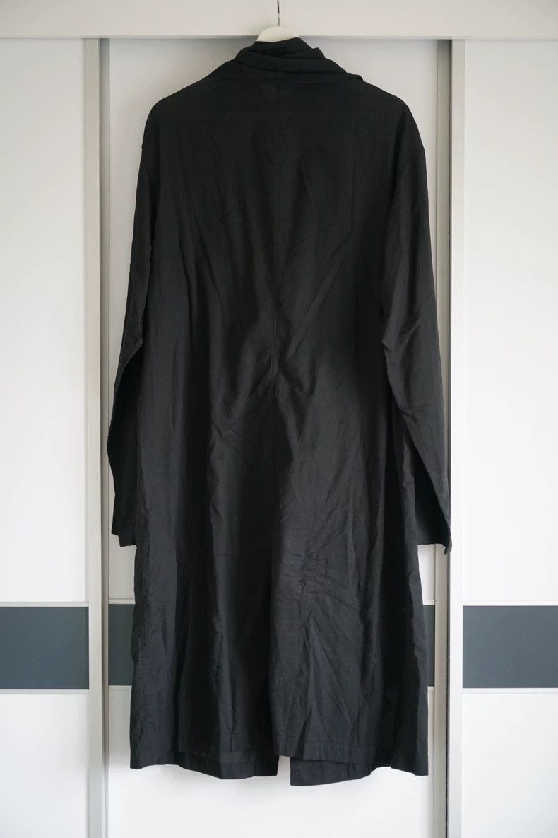 Yohji Yamamoto Yohji Yamamoto Yohji Yamamoto Cotton Linen Scarf Coat Size US L / EU 52-54 / 3 - 2 Thumbnail