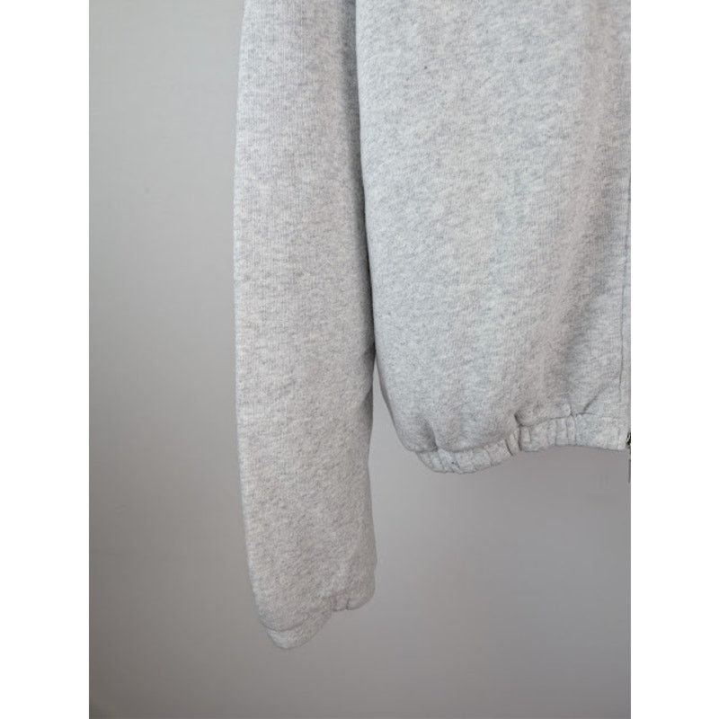 Jacquemus o1rshd1 Oversized Zip-Up Torneo Hoodie in Athletic Club Grey Size US XL / EU 56 / 4 - 7 Thumbnail