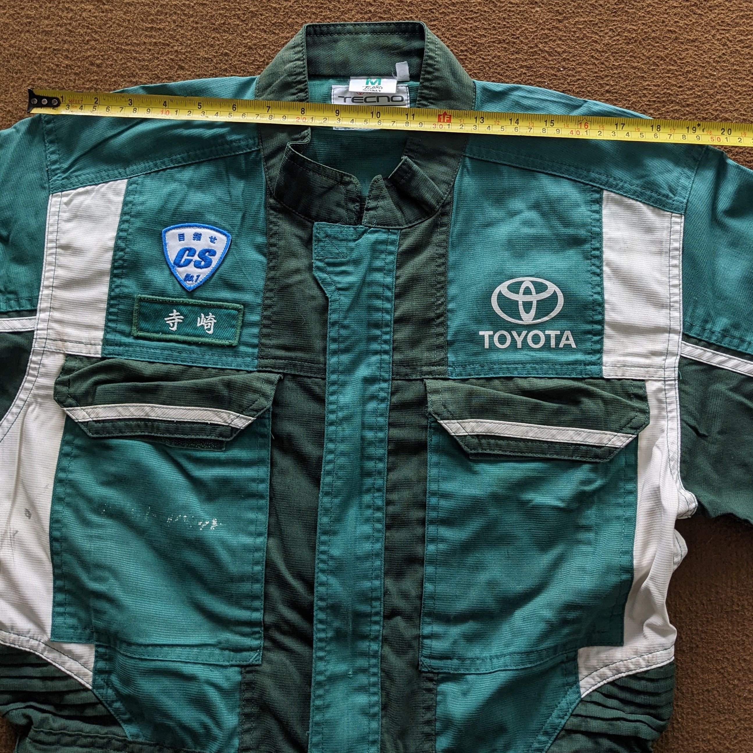 Vintage Vintage TOYOTA TOYOPET Japanese Coverall Workwear Jacket Size US S / EU 44-46 / 1 - 8 Thumbnail