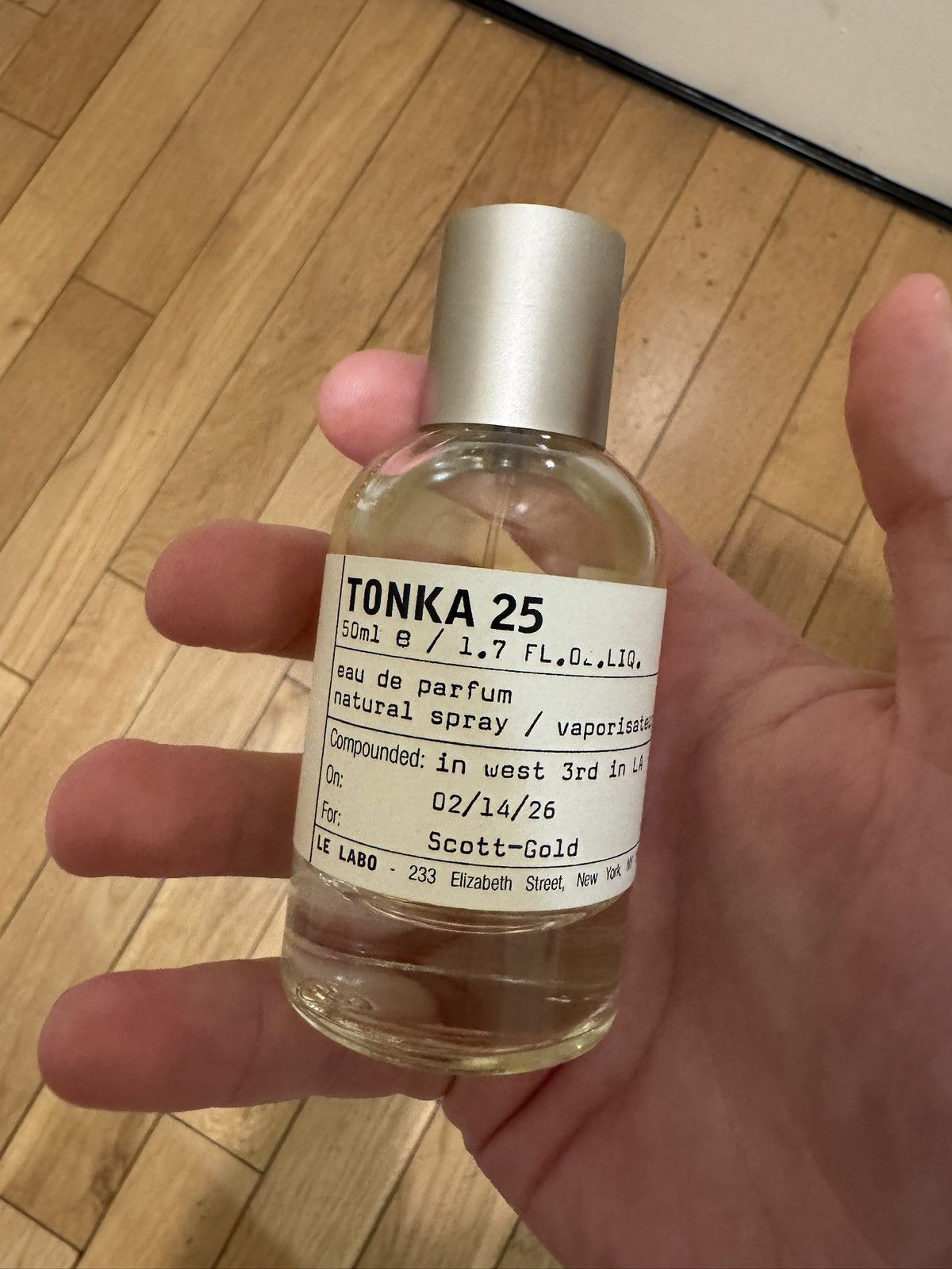 Le Labo Tonka 25 - 50ml size