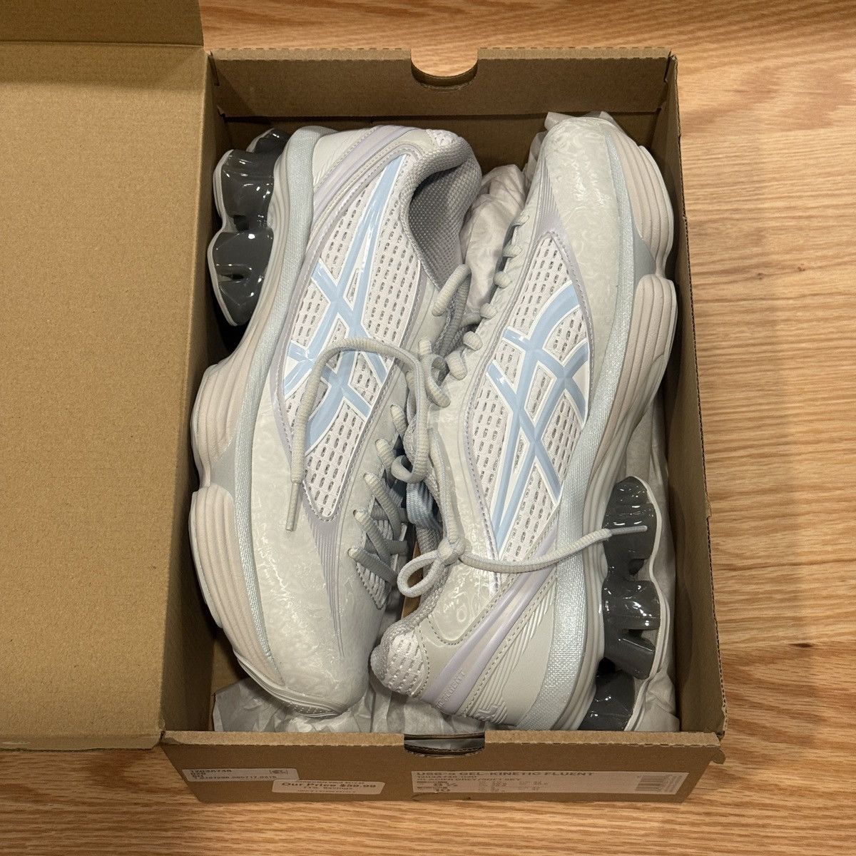 Asics × Kiko Kostadinov ASICS US6-S GEL-KINETIC FLUENT 1203A748 020 Glacier Grey Size US 8.5 / EU 41-42 - 8 Thumbnail
