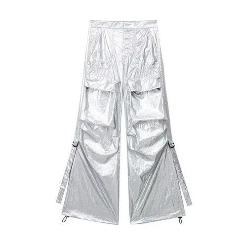Designer × Japanese Brand Silver Pants Cargo Baggy Size US 32 / EU 48 - 1 Thumbnail