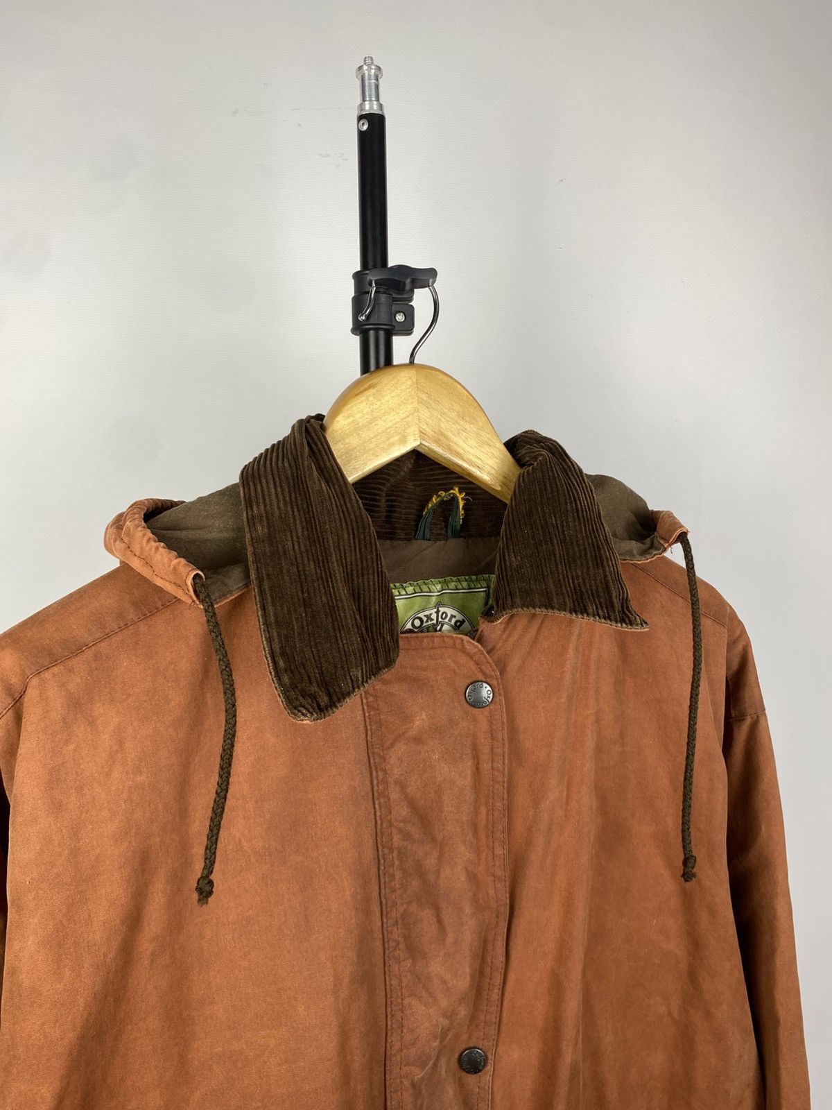 Barbour × Vintage Vintage 90s Outdoor Wear Oxford waxed London jacket Size US M / EU 48-50 / 2 - 8 Thumbnail