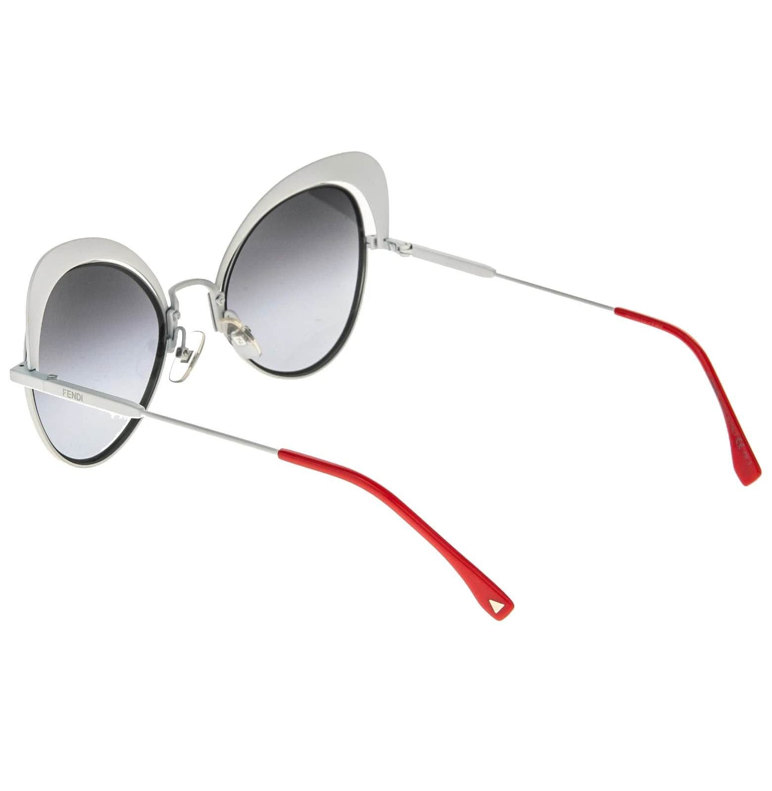 Fendi FENDI FF0247S 0247 EYESHINE White Coral Mirrored Sunglass Size ONE SIZE - 8 Thumbnail