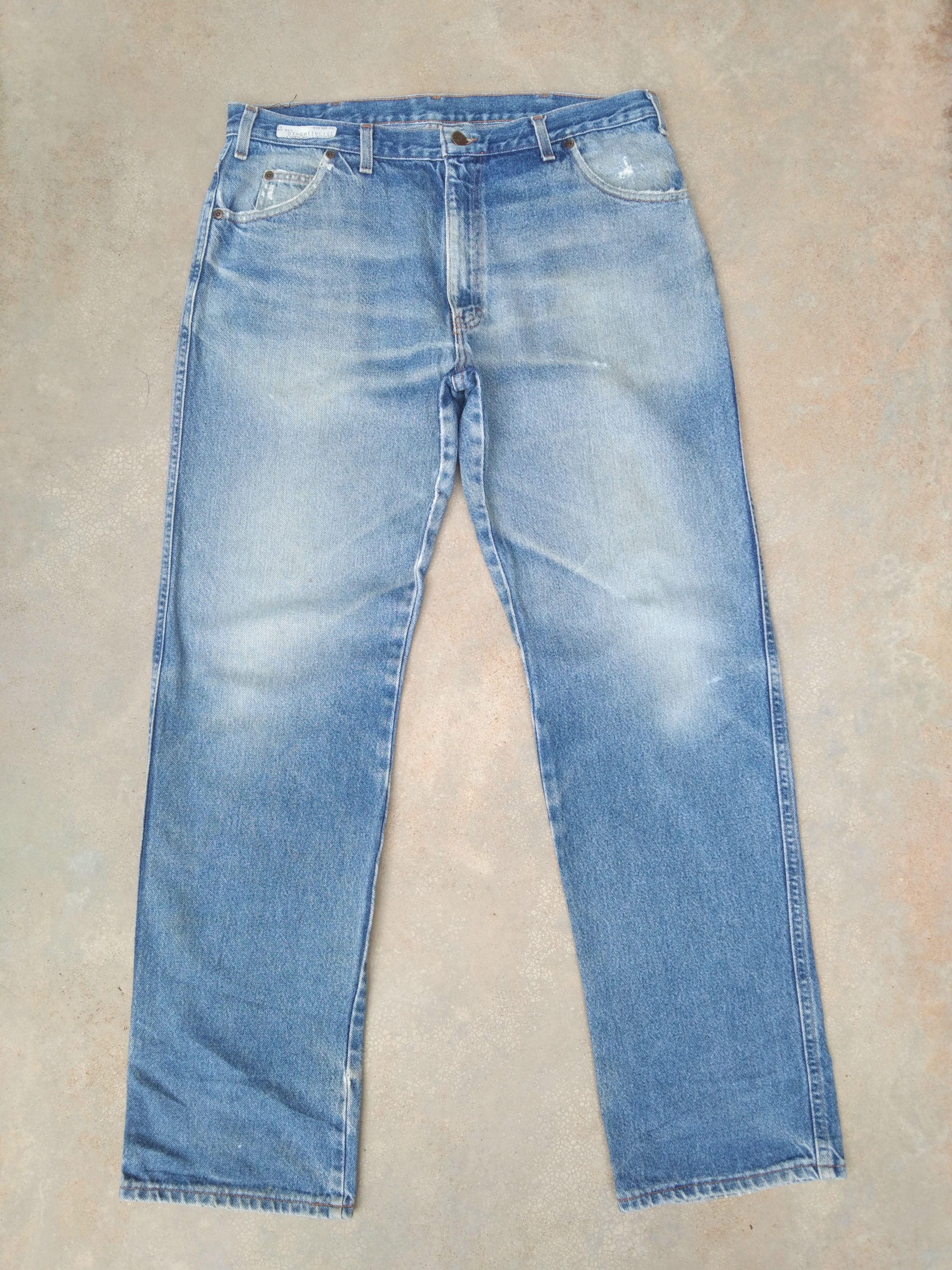 Jean 90s Vintage Double Knot By Reed USA Distressed Jeans 36x34 Size US 36 / EU 52 - 1 Thumbnail