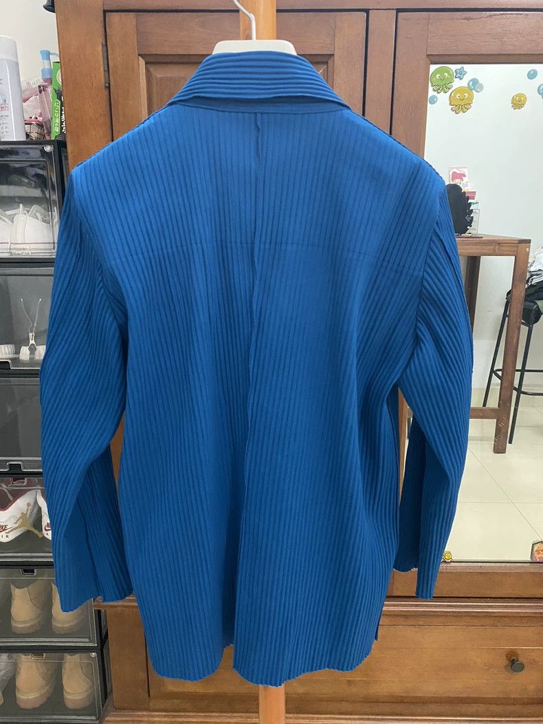 Issey Miyake Issey Miyake size:one size Blue long-sleeved shirt coat Size S / US 4 / IT 40 - 2 Thumbnail