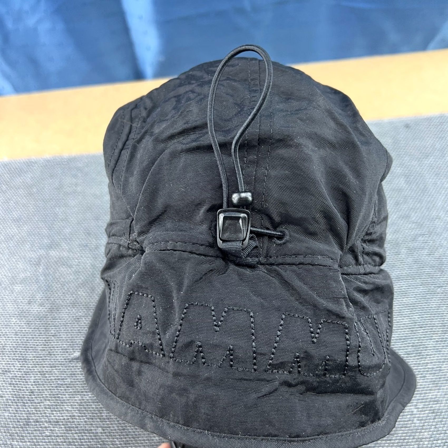Mammut VINTAGE MAMMUT Fleece Cap Hat Size L-XL Black Ear Flap Trekking Hiking Brim Winter Run Size US XL / EU 56 / 4 - 7 Thumbnail