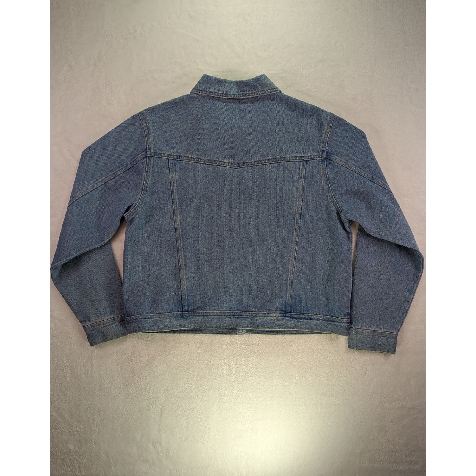 Bill Blass Vintage Bill Blass Denim Jacket L Blue 100% Cotton Jean Size L / US 10 / IT 46 - 8 Thumbnail