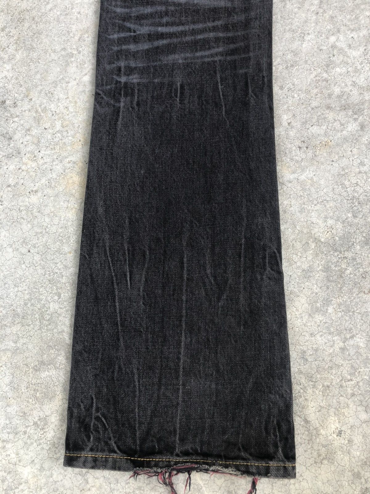 semanticdesign Japanese Semantic Design Flared Jeans Distressed Punk Style Size US 30 / EU 46 - 11 Thumbnail
