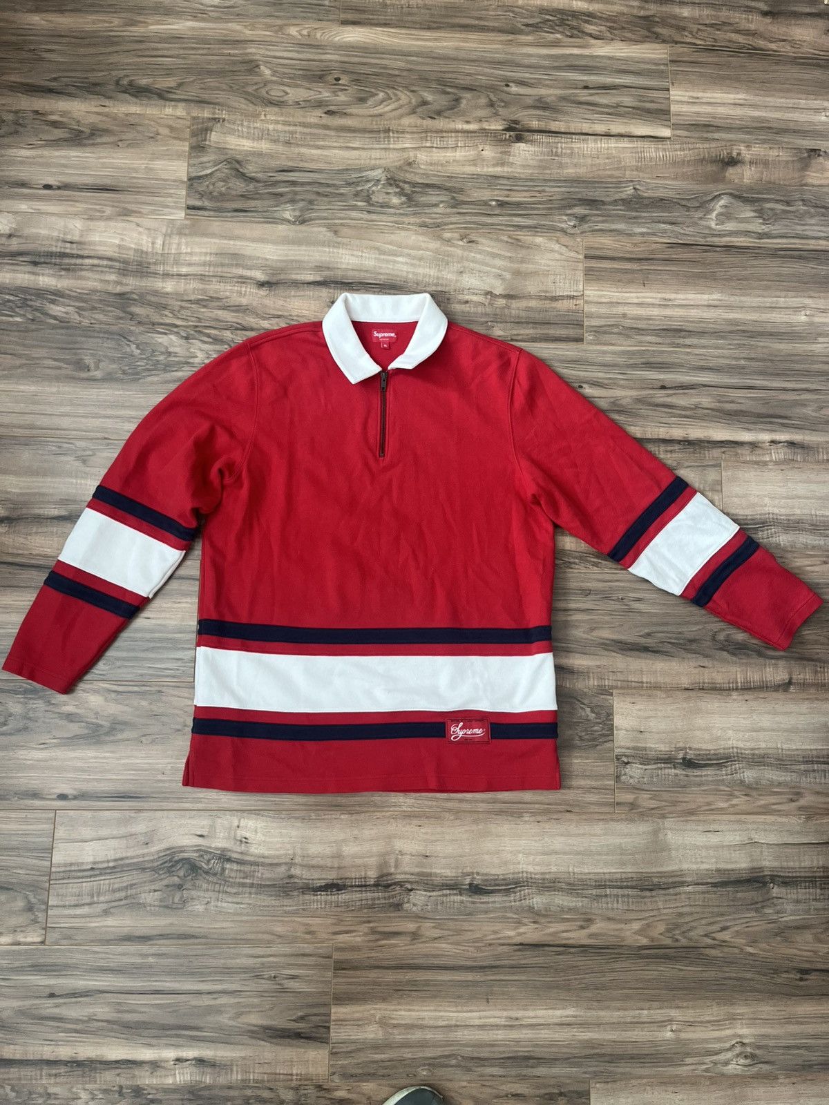 Supreme Supreme Half Zip Rugby Size US XL / EU 56 / 4 - 11 Thumbnail