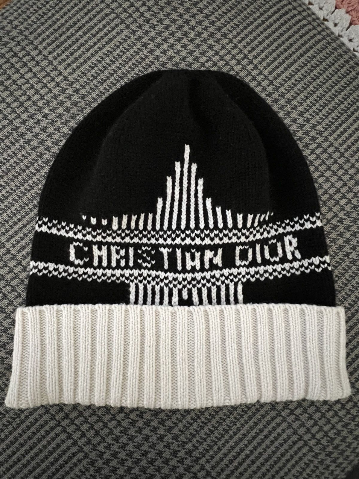 Christian Dior Monsieur Christian Dior Beanie Wool Cashmere star alps ski Size ONE SIZE - 1 Thumbnail