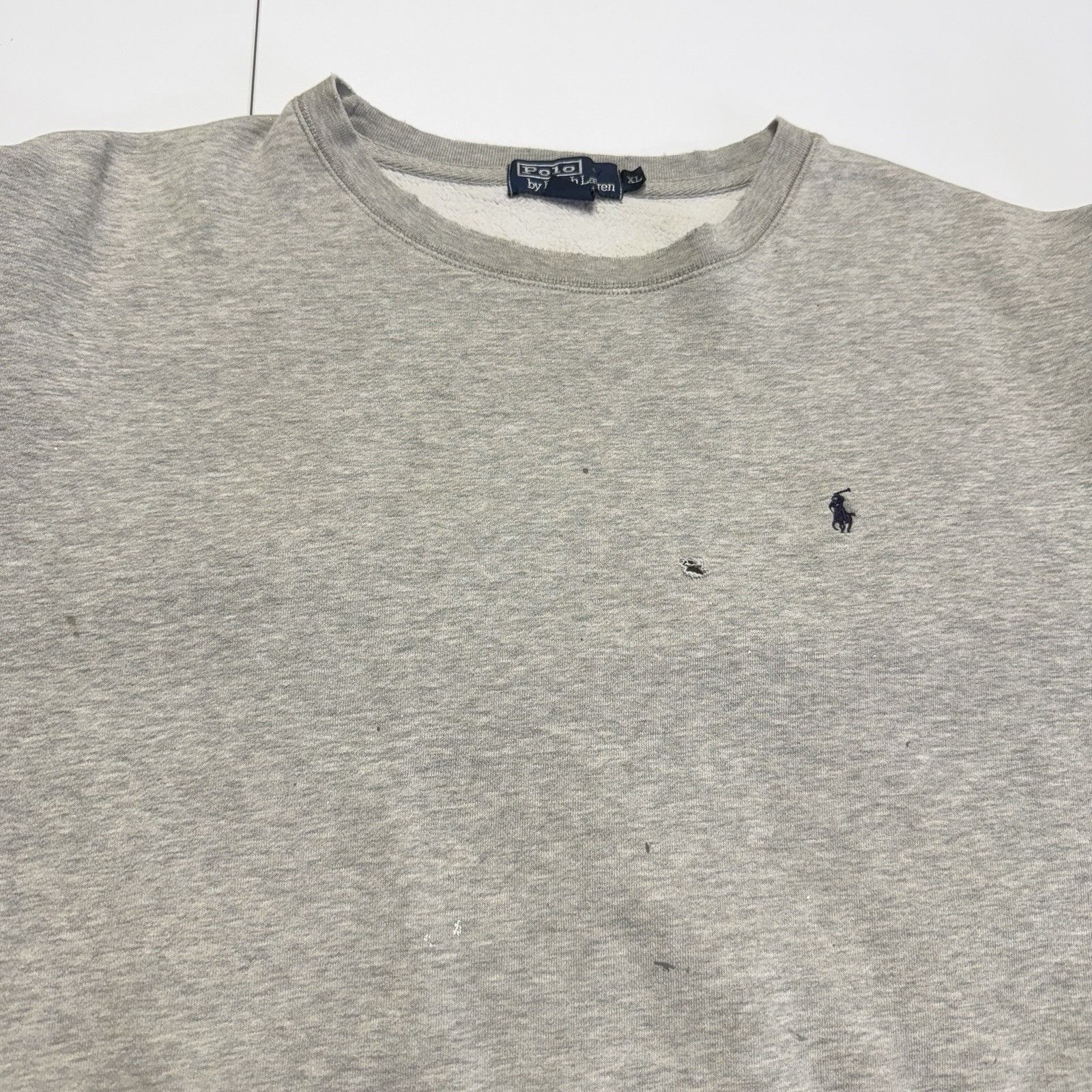 Polo Ralph Lauren Vintage Polo Ralph Lauren Sweatshirt Mens XL Gray Crew Neck Size US XL / EU 56 / 4 - 3 Thumbnail