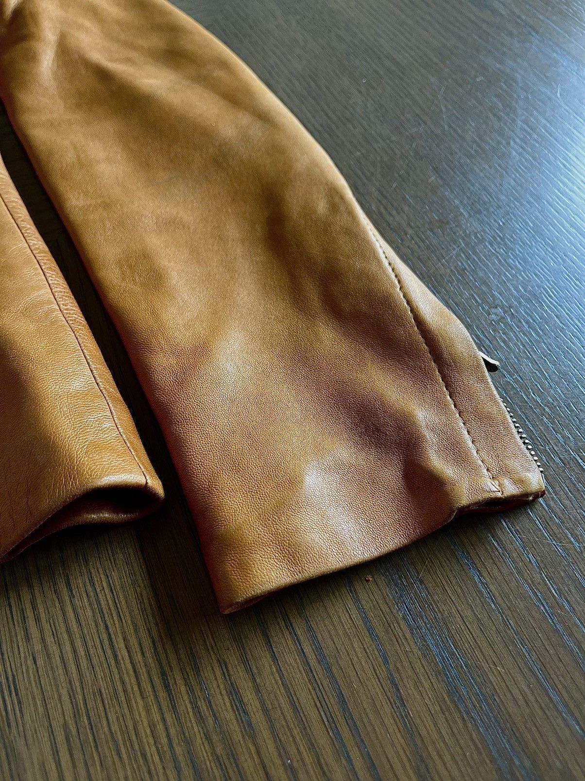 Other 90s Vintage Leather Jacket Size M / US 6-8 / IT 42-44 - 6 Thumbnail