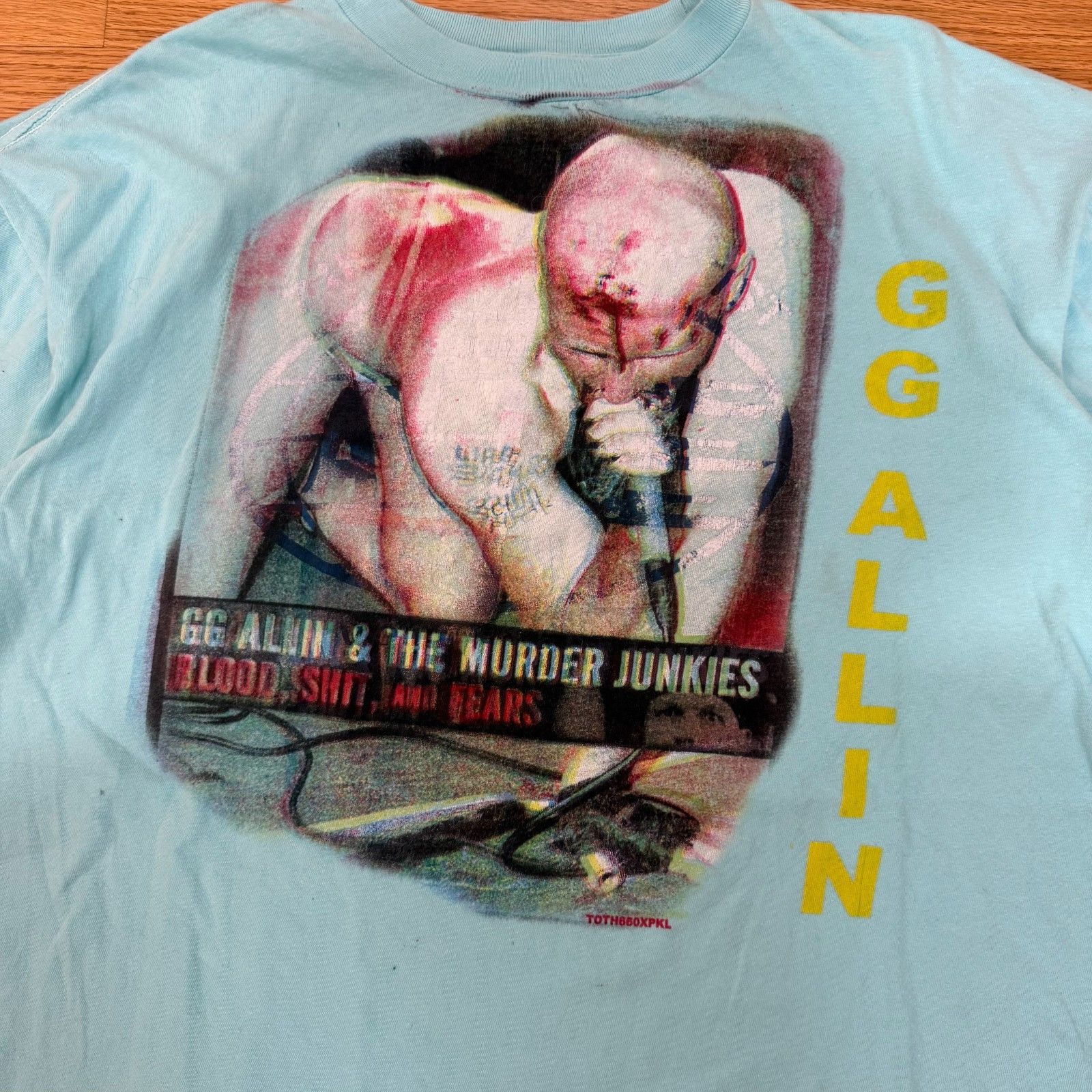 Other Vintage G.G. Allin Bootleg T-Shift By TOTH 660 Size US M / EU 48-50 / 2 - 5 Thumbnail