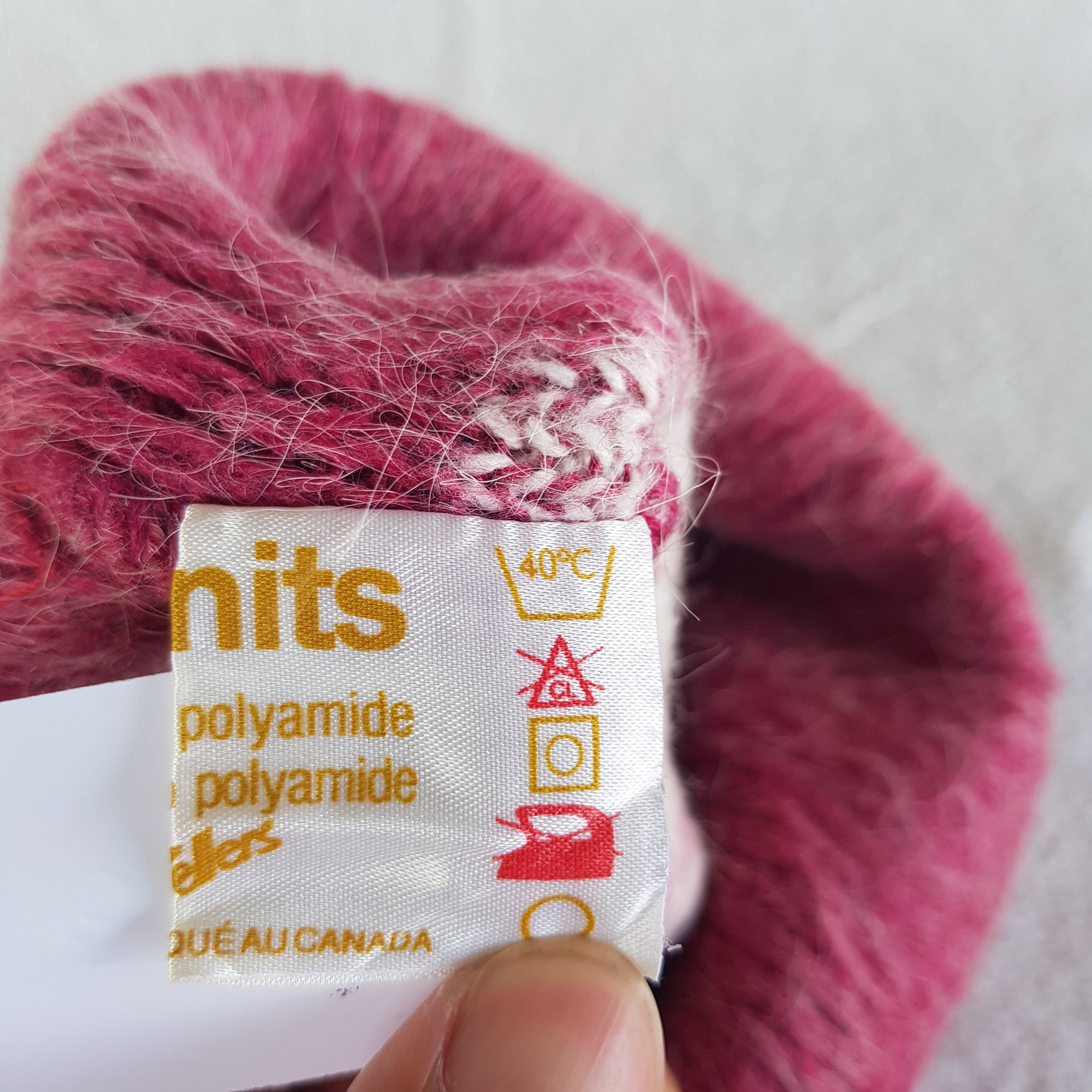 Homespun Knitwear Vintage Japanese Beanie Fair Isle Ribbed Knit Snow Caps Hats Size ONE SIZE - 7 Thumbnail
